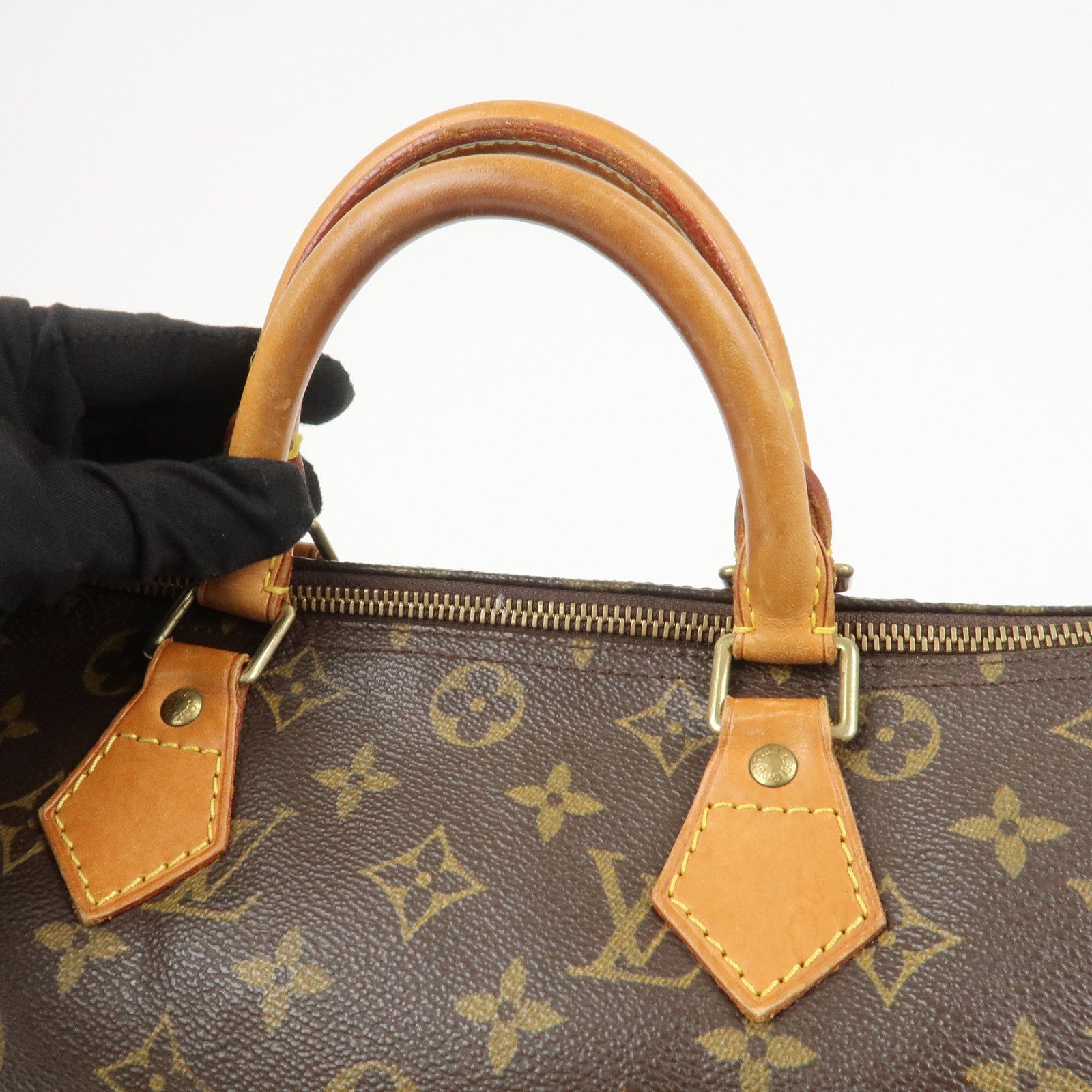 Louis Vuitton Monogram Speedy 30 Boston Bag Hand Bag Brown M41526