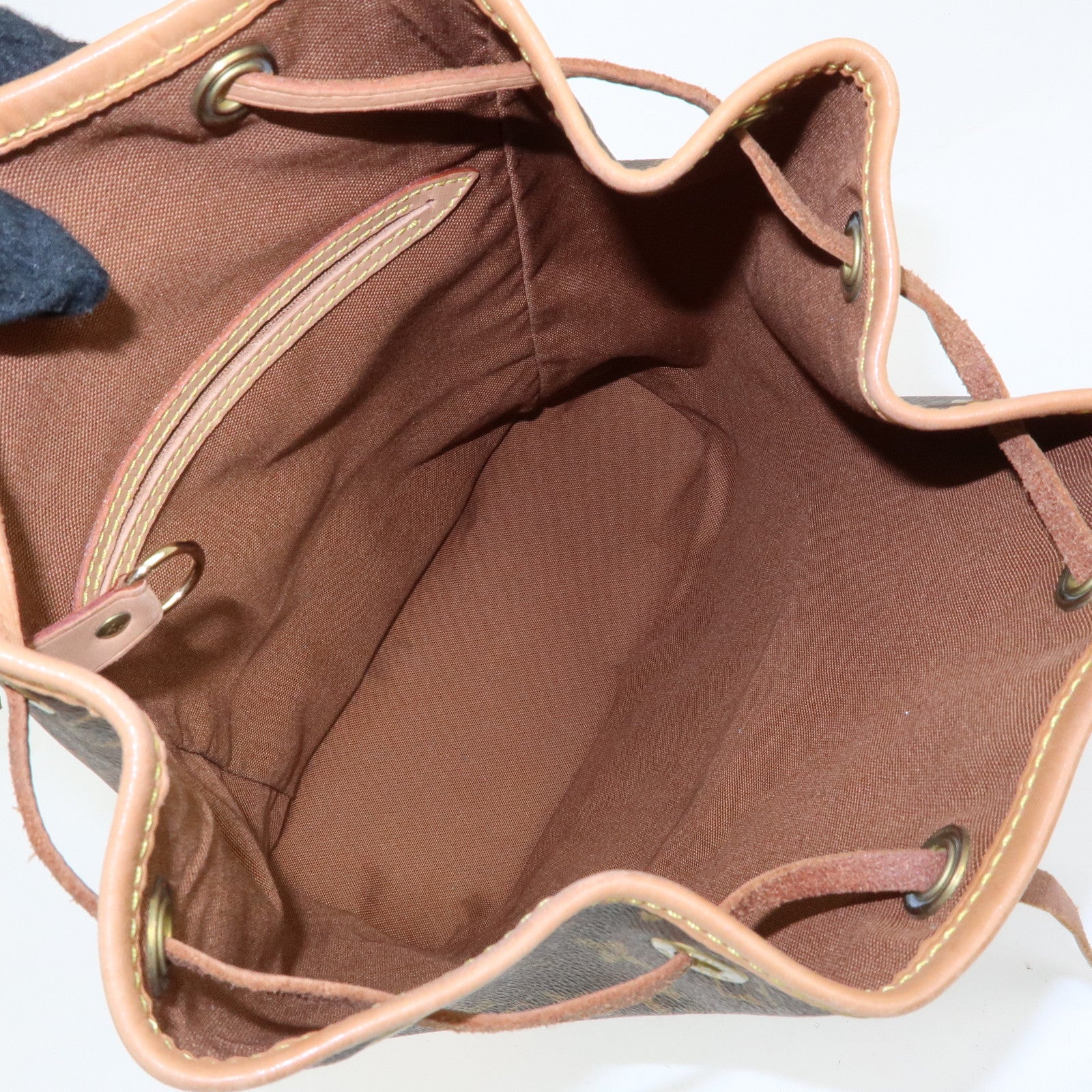 Louis Vuitton Monogram Montsouris MM Backpack Rucksack Brown M51136