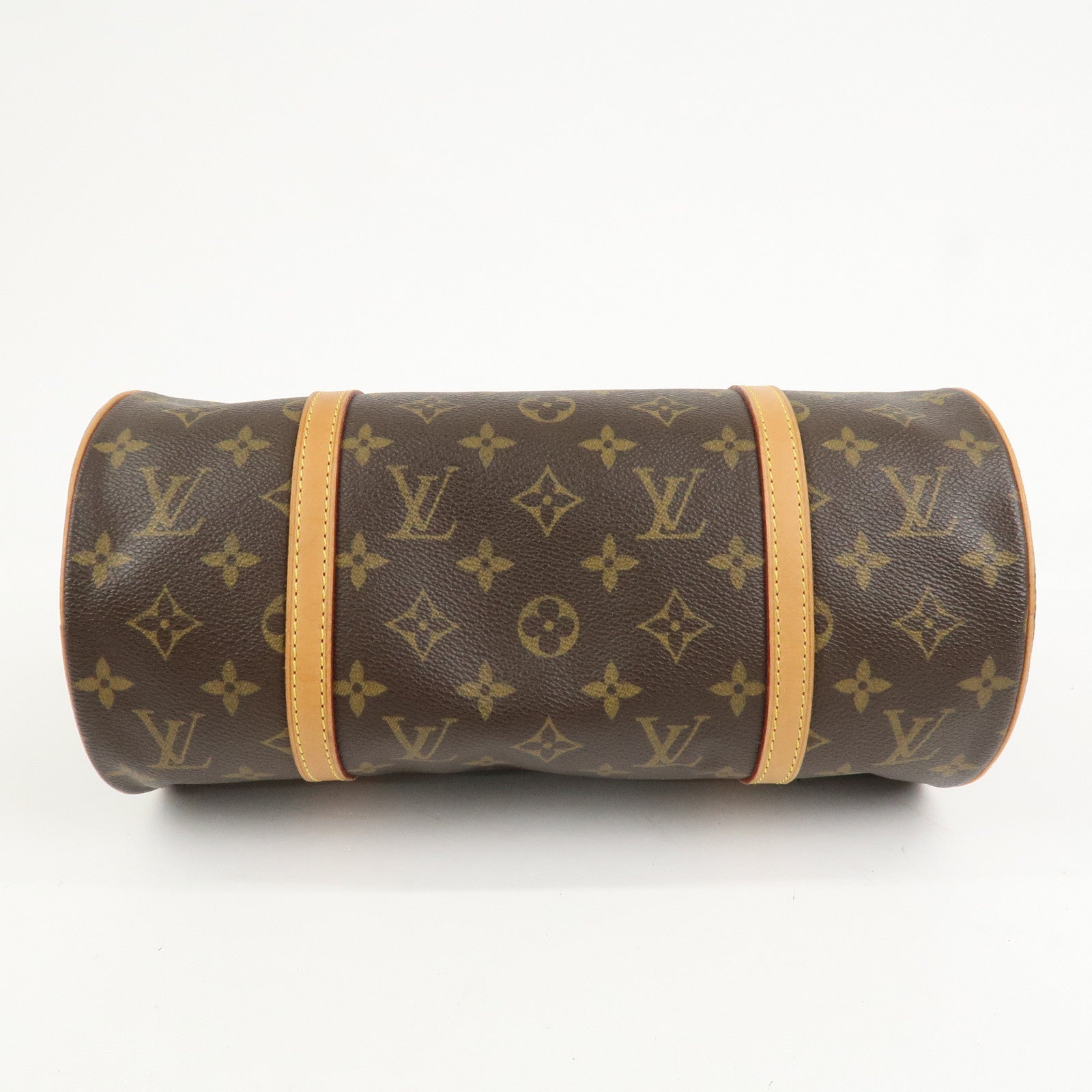 Louis Vuitton Monogram Papillon 30 Hand Bag New Style Brown M51385