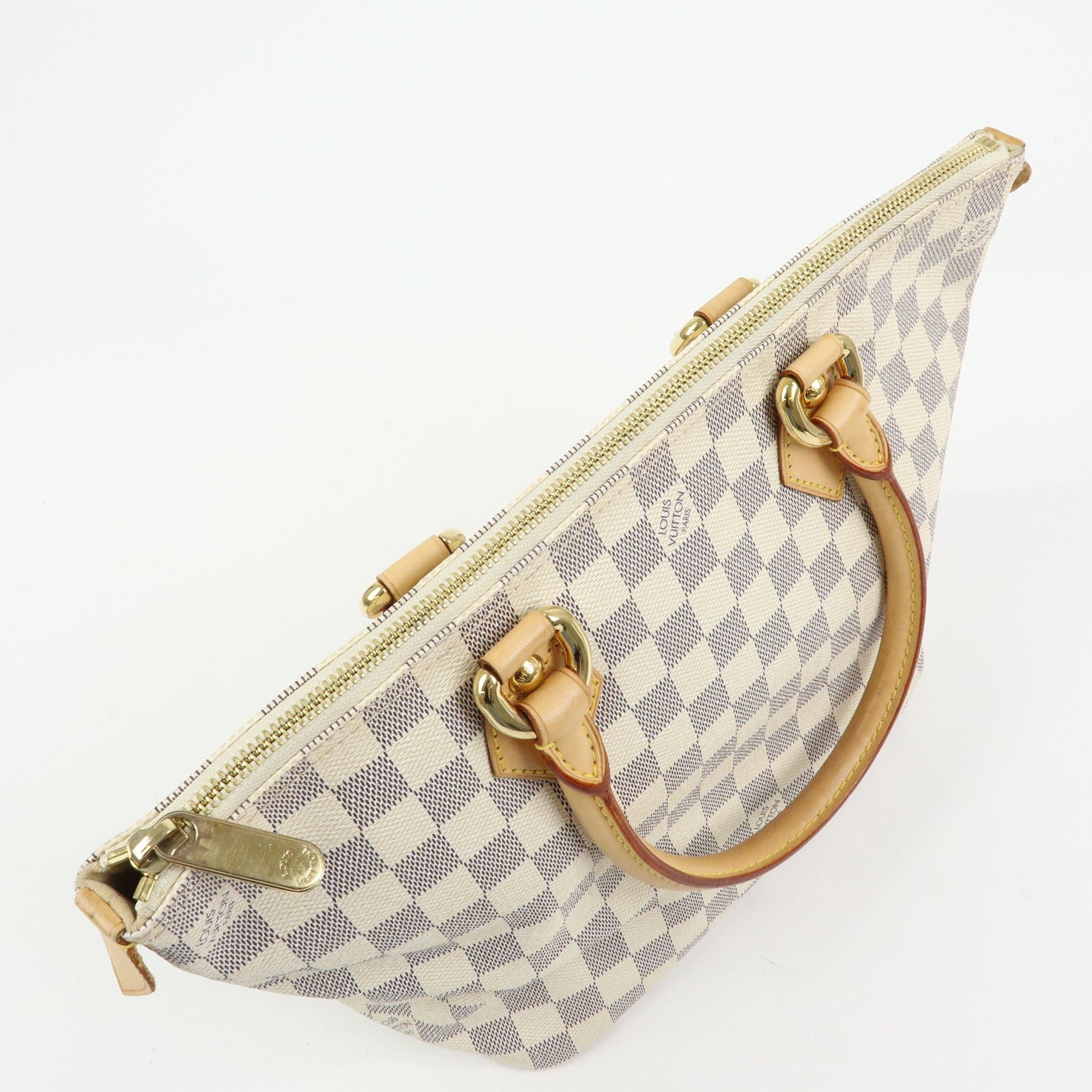 Louis Vuitton Damier Azur Saleya PM Tote Bag Hand Bag N51186