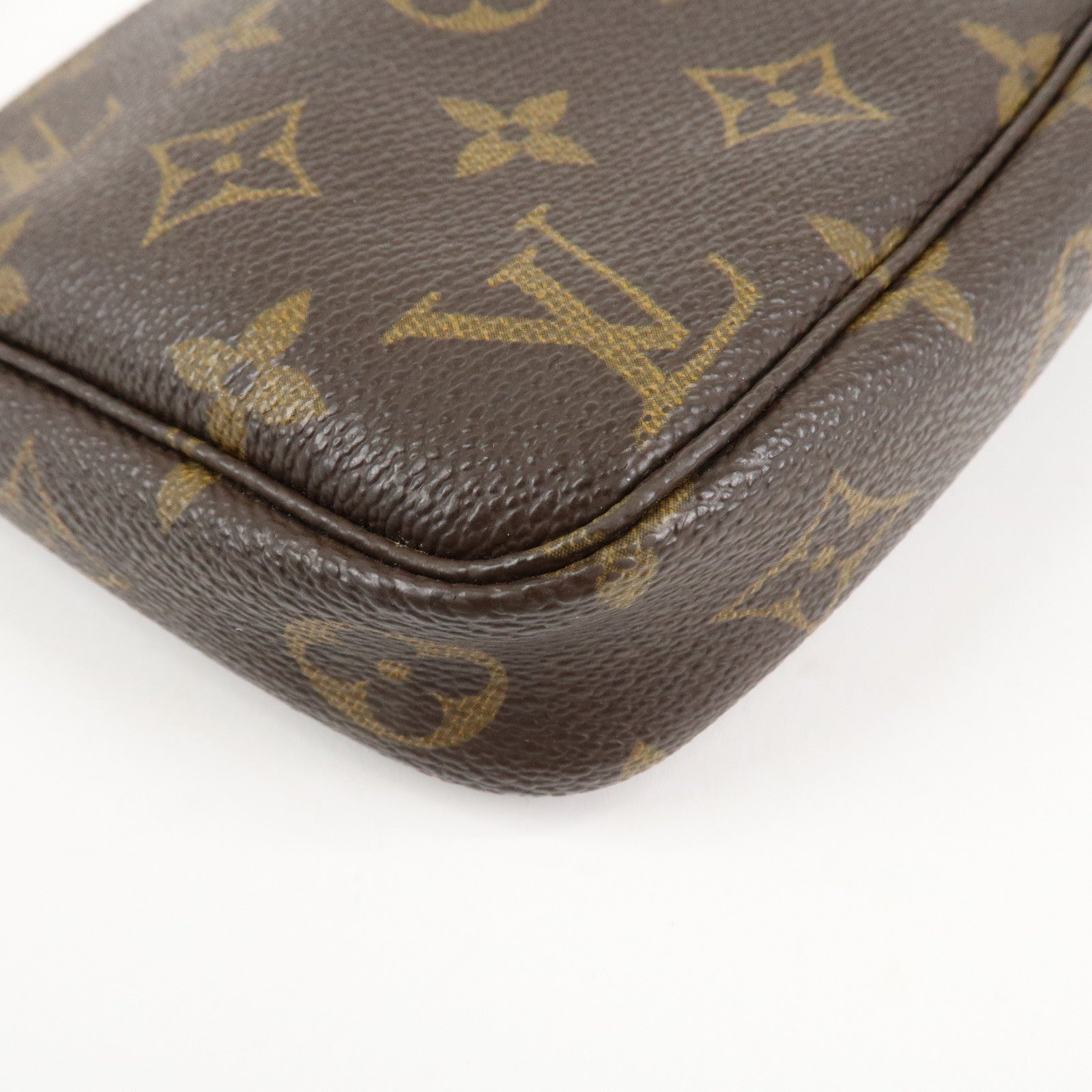 Louis Vuitton Monogram Pochette Accessoires Pouch Brown N41206 Used