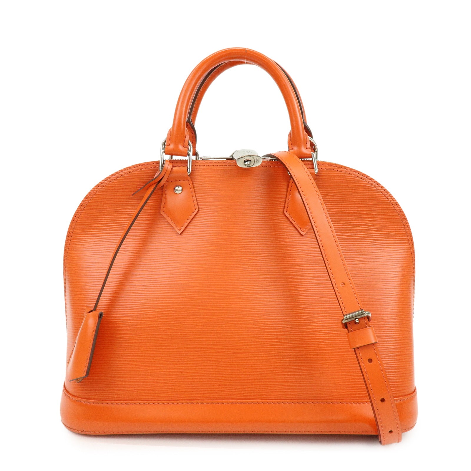 Louis Vuitton Epi Alma PM Hand Bag Pimont Orange M40623
