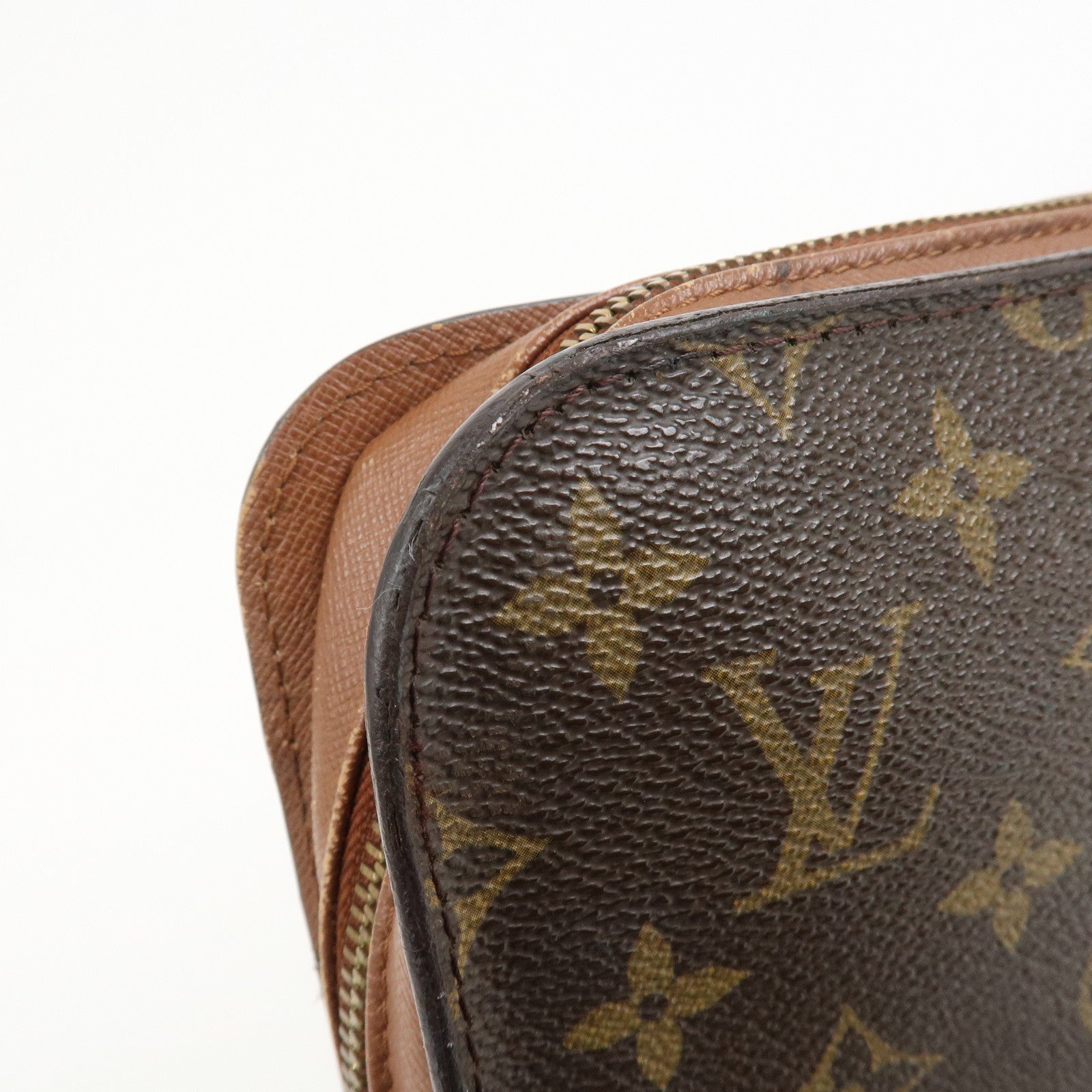 Louis Vuitton Monogram Canvas Orsay Clutch Bag Pouch Brown M51790
