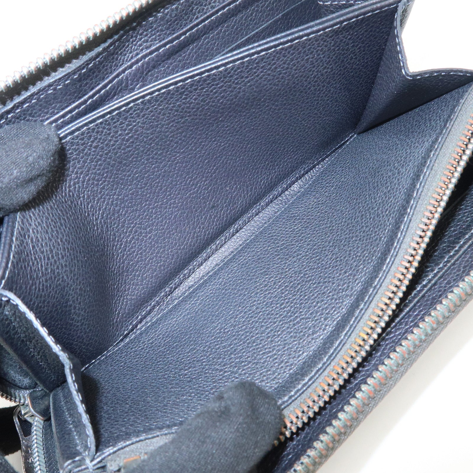 Louis Vuitton Empreinte Leather Studs Zippy Wallet Platine M61442