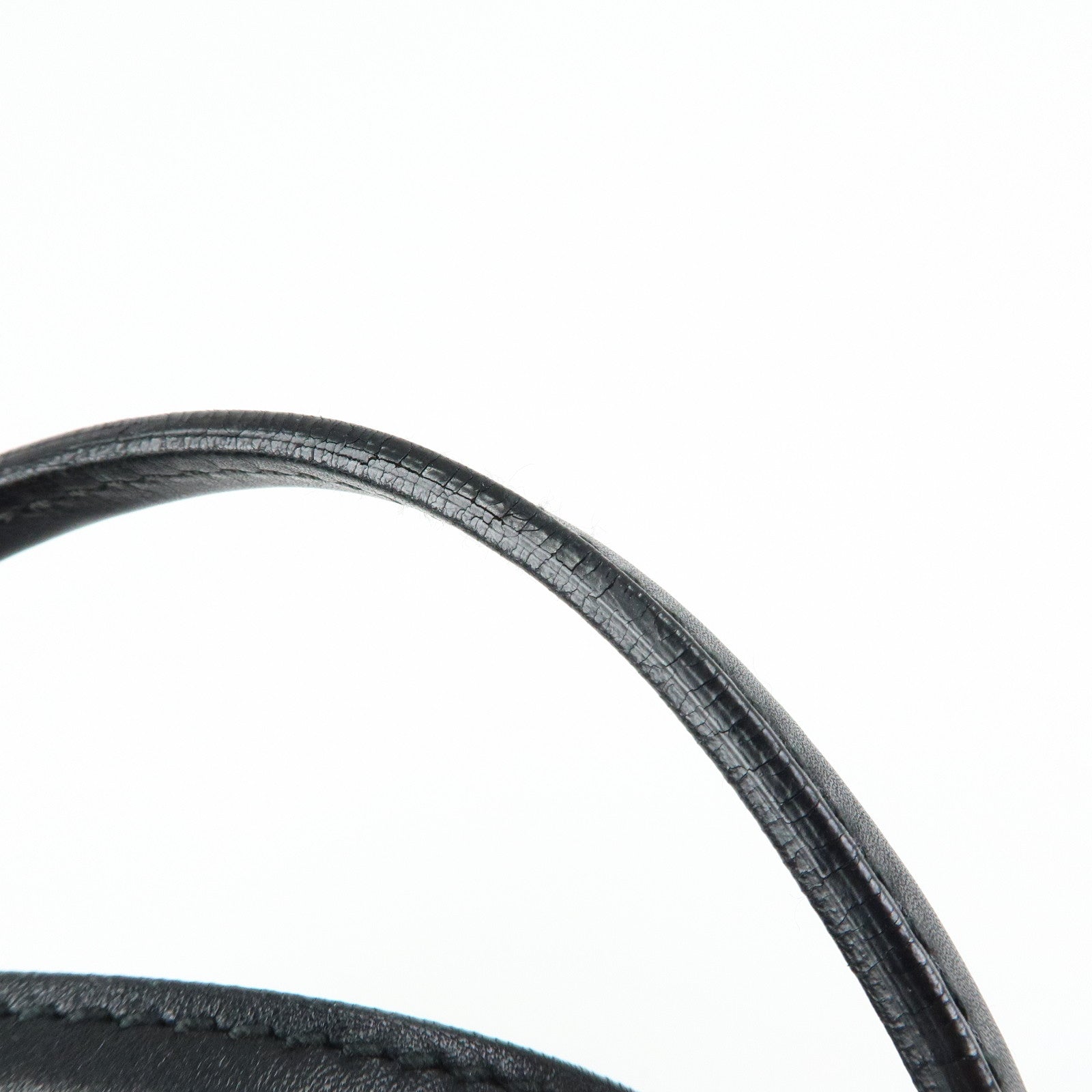 GUCCI Interlocking G Abbey GG Canvas Leather Tote Bag Black 169971