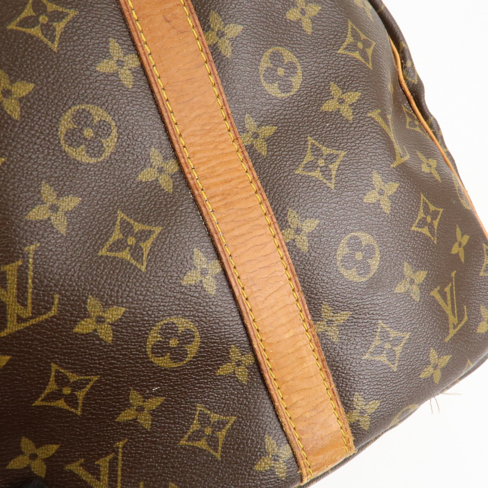 Louis Vuitton Monogram Keep All Bandouliere 55 Boston Bag M41414