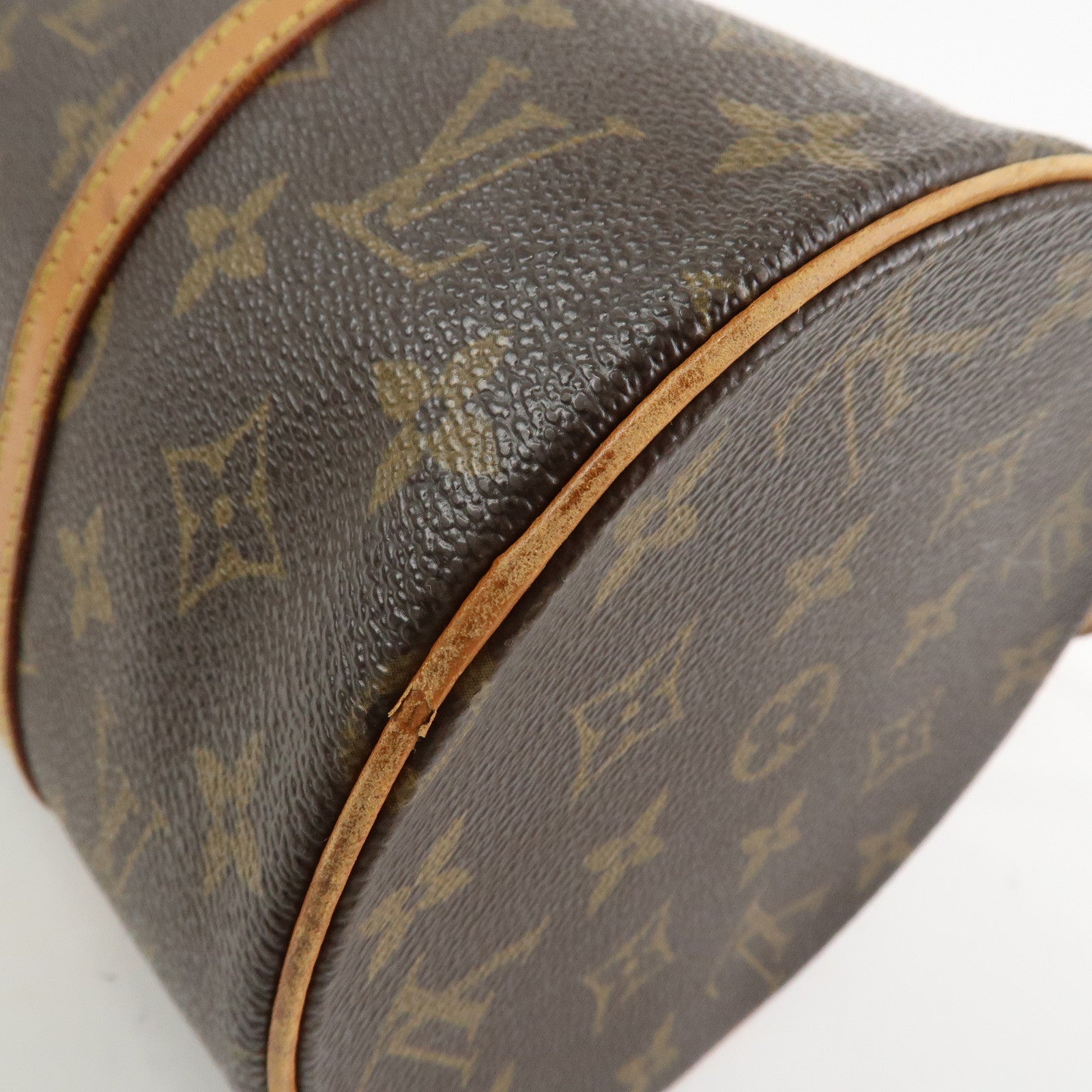 Louis Vuitton Monogram Papillon 30 Hand Bag Brown M51385