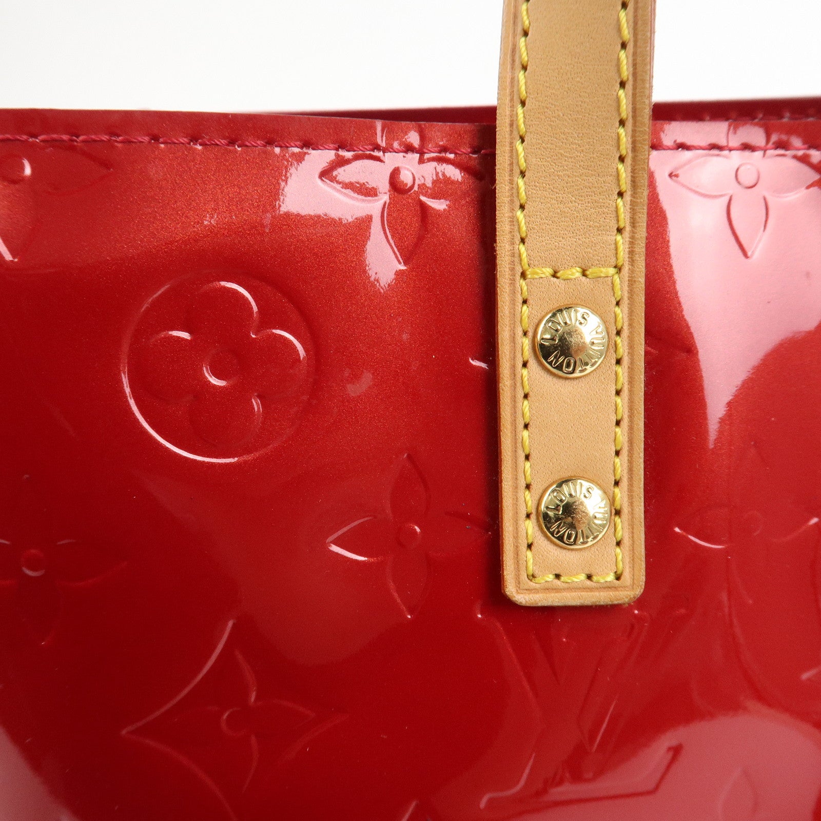 Louis Vuitton Monogram Vernis Leather Lead PM Pomme d'Amour M91990