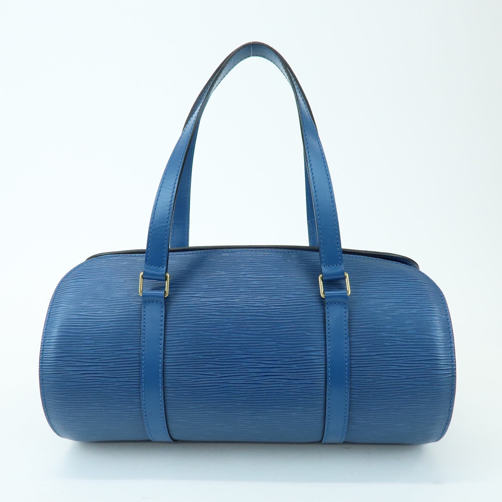 Louis Vuitton Epi Soufflot Shoulder Bag & Pouch Toledo Blue M52225