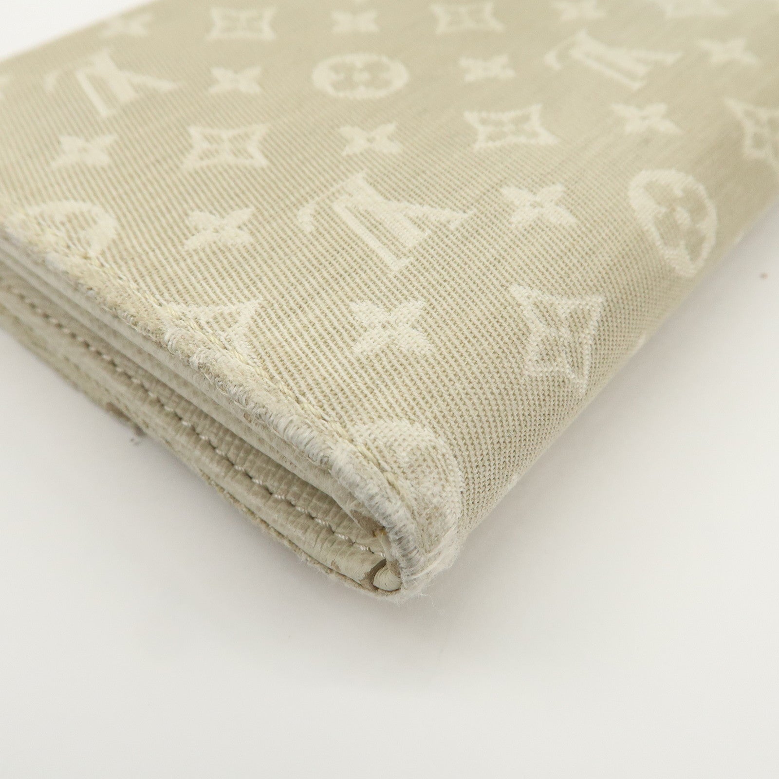 Louis Vuitton Monogram Mini Lin Portefeuille Sarah Wallet M95311