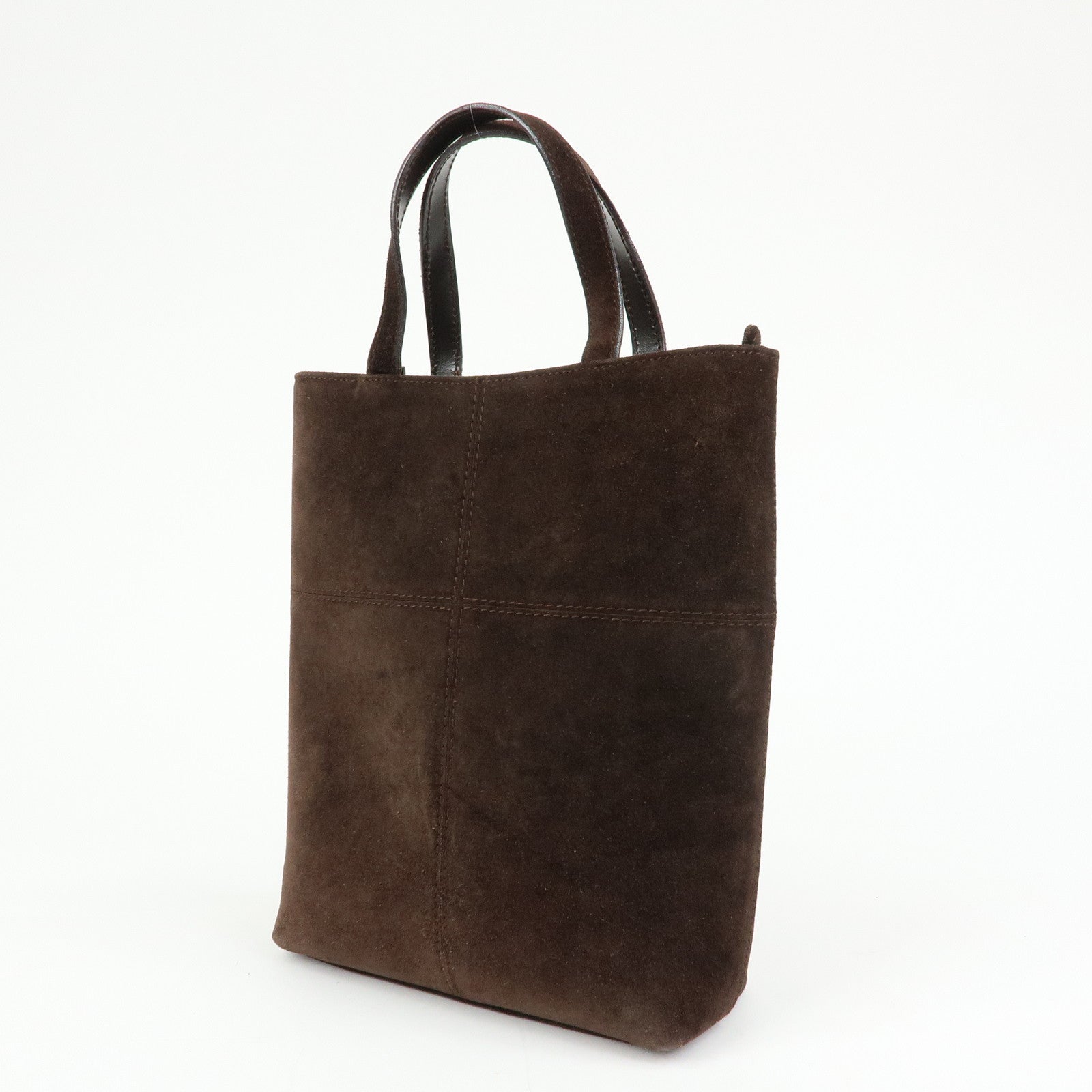 GUCCI Sylvie Suede 2Way Bag Shoulder Hand Bag Brown 000-2113-0553