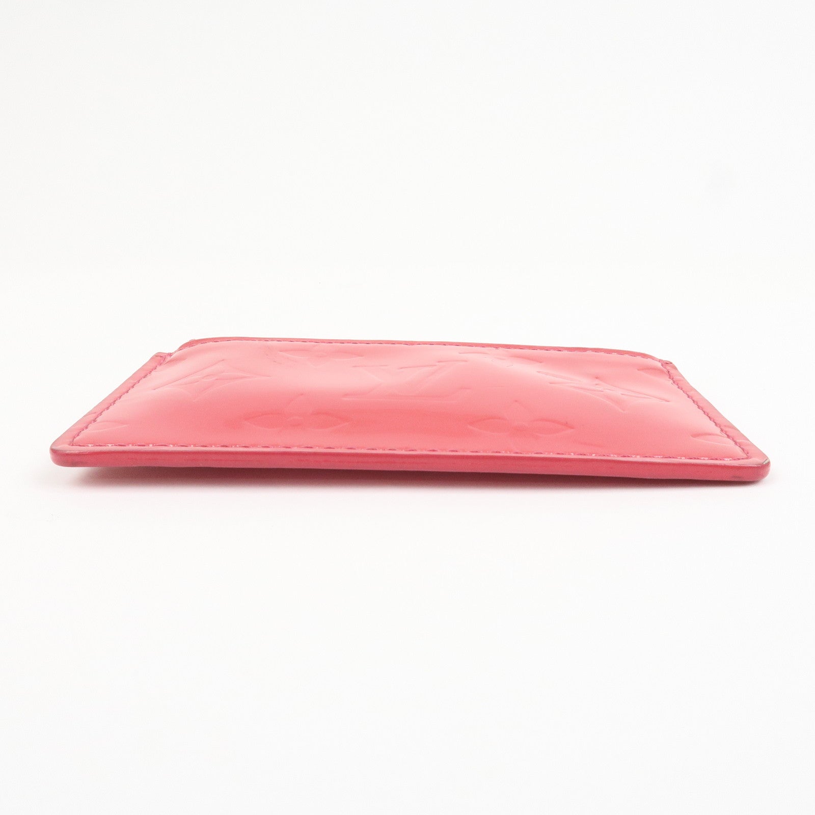 Louis Vuitton Monogram Vernis Pochette Cles Coin Case Pink M9144F