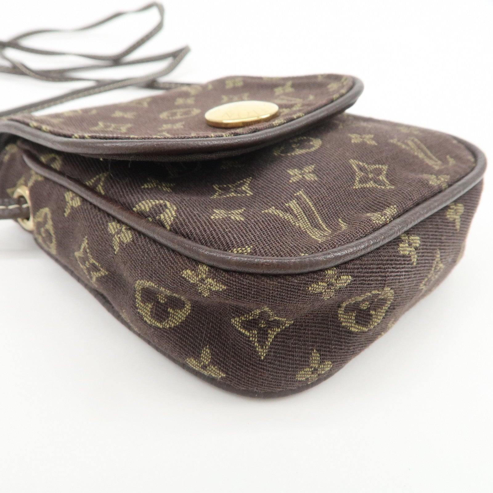 Louis Vuitton Monogram Mini Lin Pochette Cancun Ebene M95313