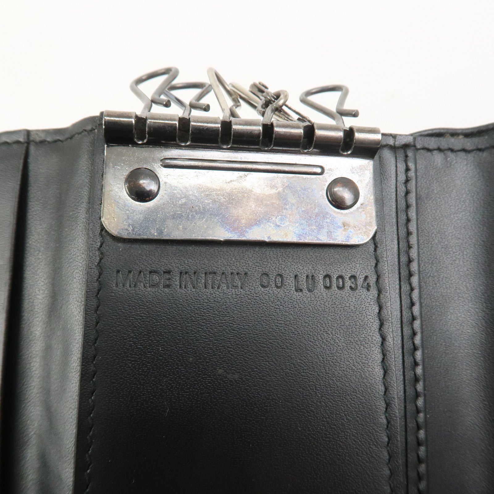 Christian Dior Trotter Jacguard Canvas Saddle 6 Rings Key Case