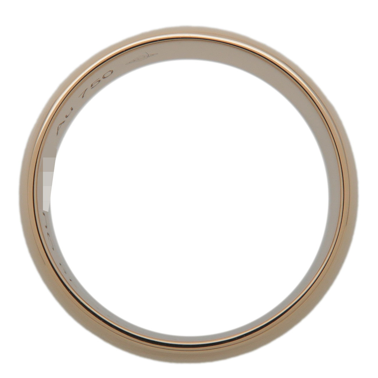 Cartier 1895 Wedding Ring K18 750YG #49 US5 EU49 HK10.5 Yellow Gold