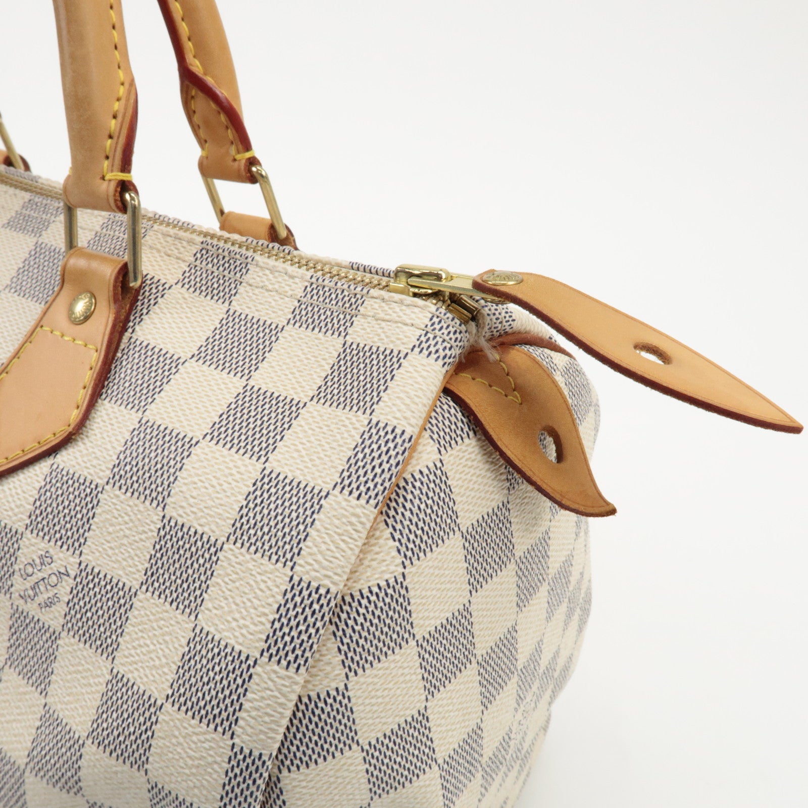 Louis Vuitton Damier Azur Speedy 30 Boston Bag Hand Bag N41533 Used