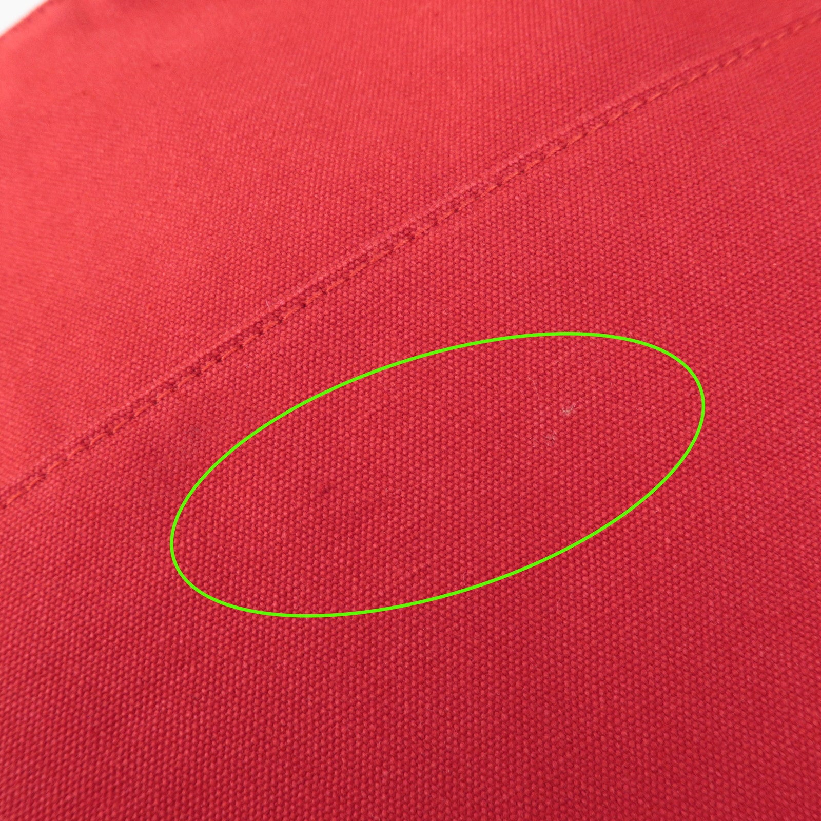 HERMES Bolide Toille H Leather Pouch GM Cosmetic Pouch Red