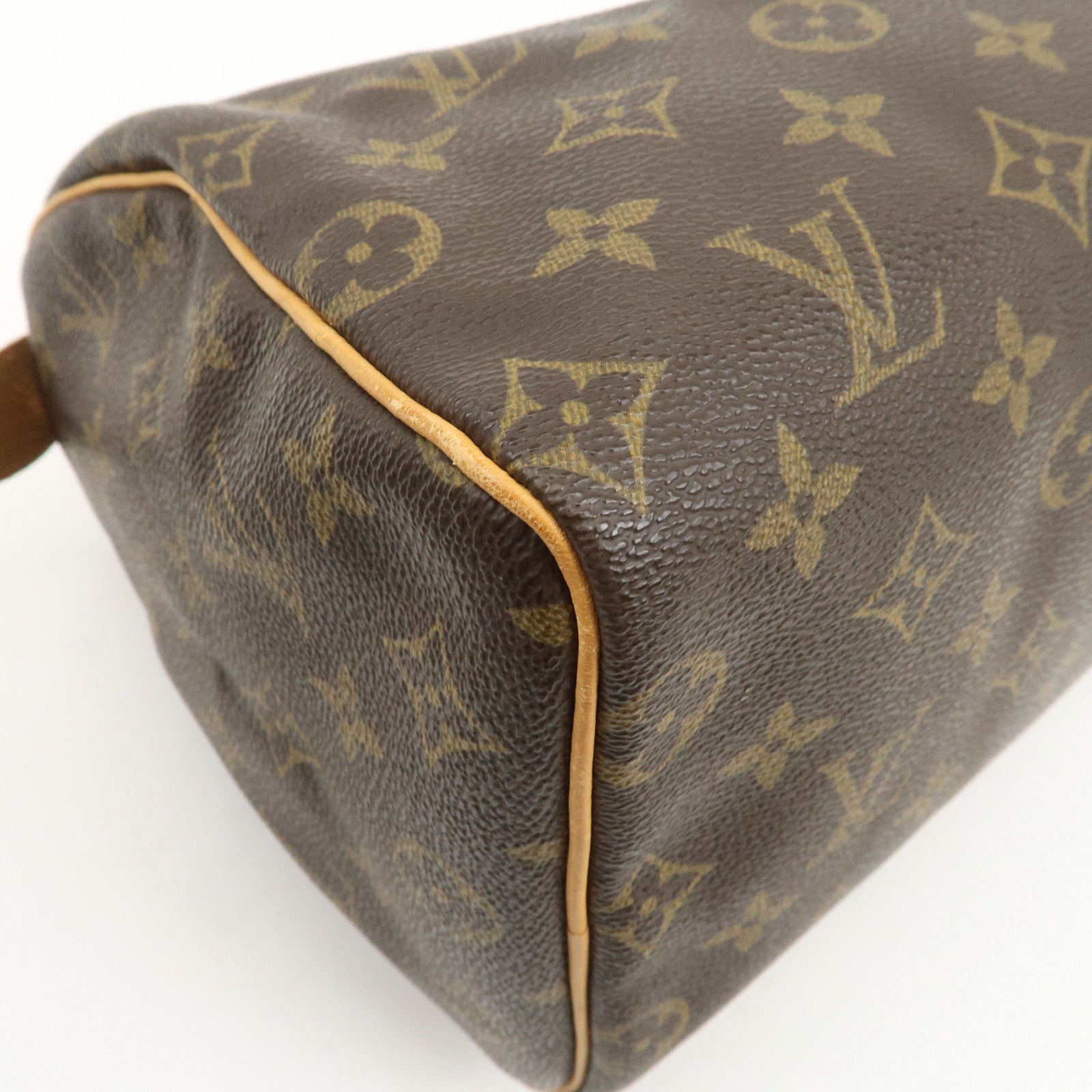 Louis Vuitton Monogram Speedy 25 Boston Bag Hand Bag Brown M41528
