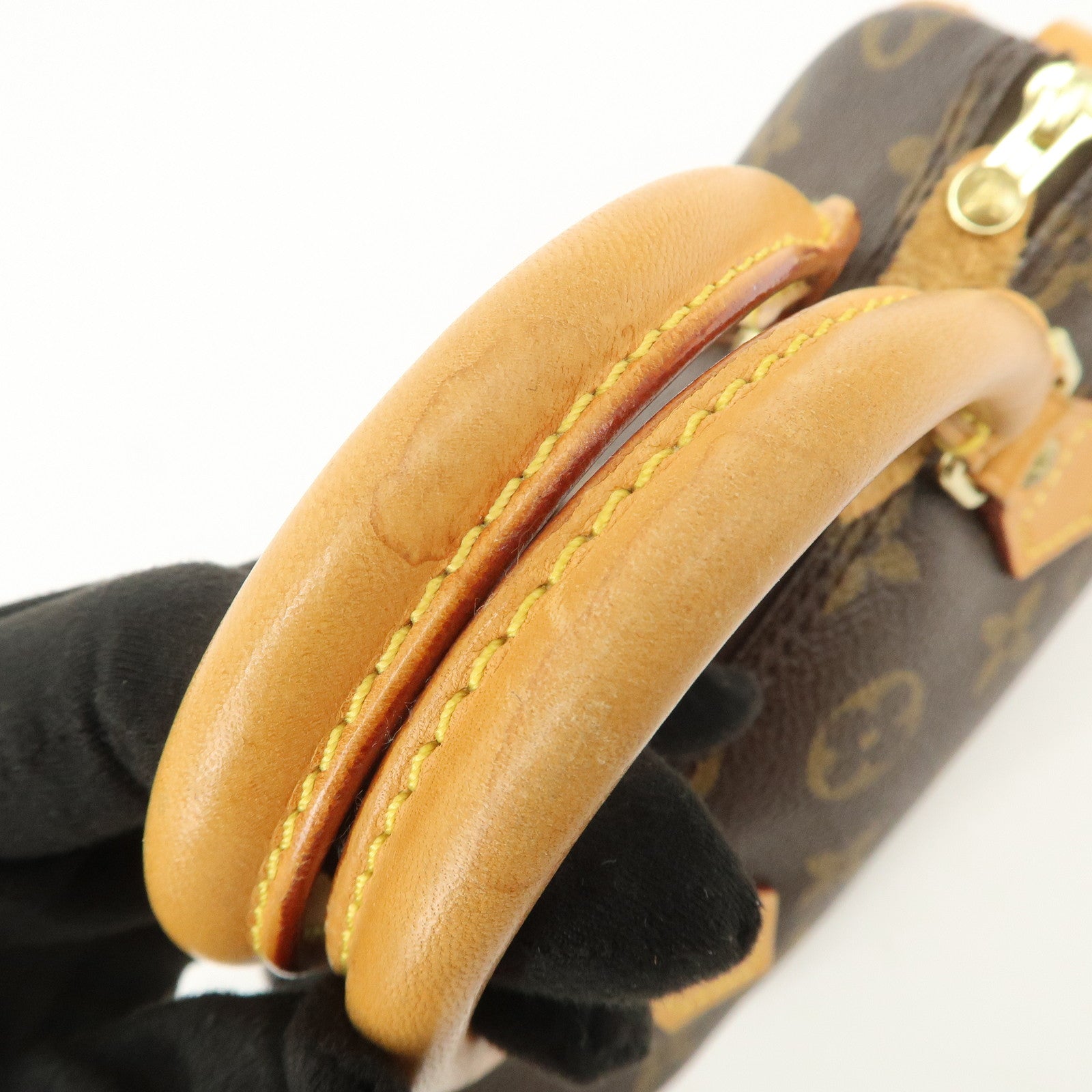 Louis Vuitton Monogram Mini Speedy & Shoulder Strap Brown M41534