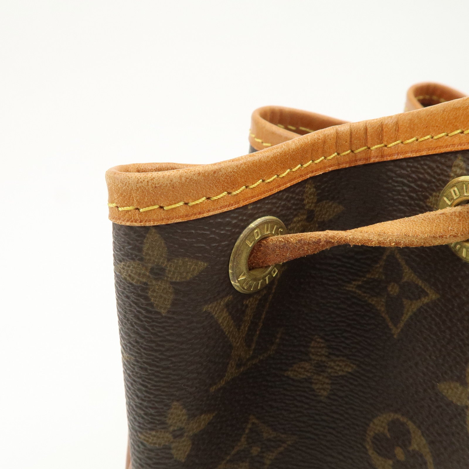 Louis Vuitton Monogram Petit Noe Shoulder Bag Brown M42226