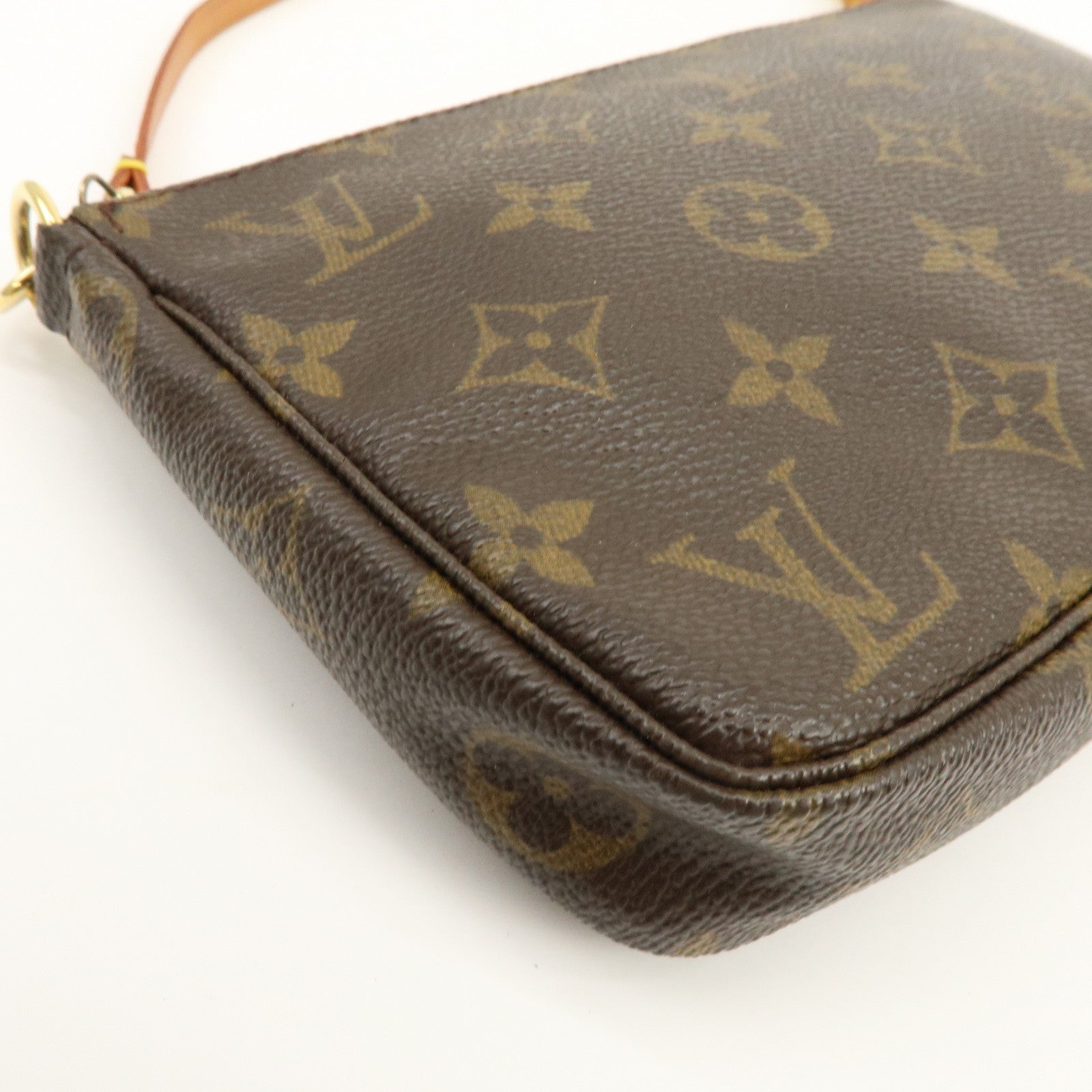 Louis Vuitton Monogram Pochette Accessoires Pouch Hand Bag M51980