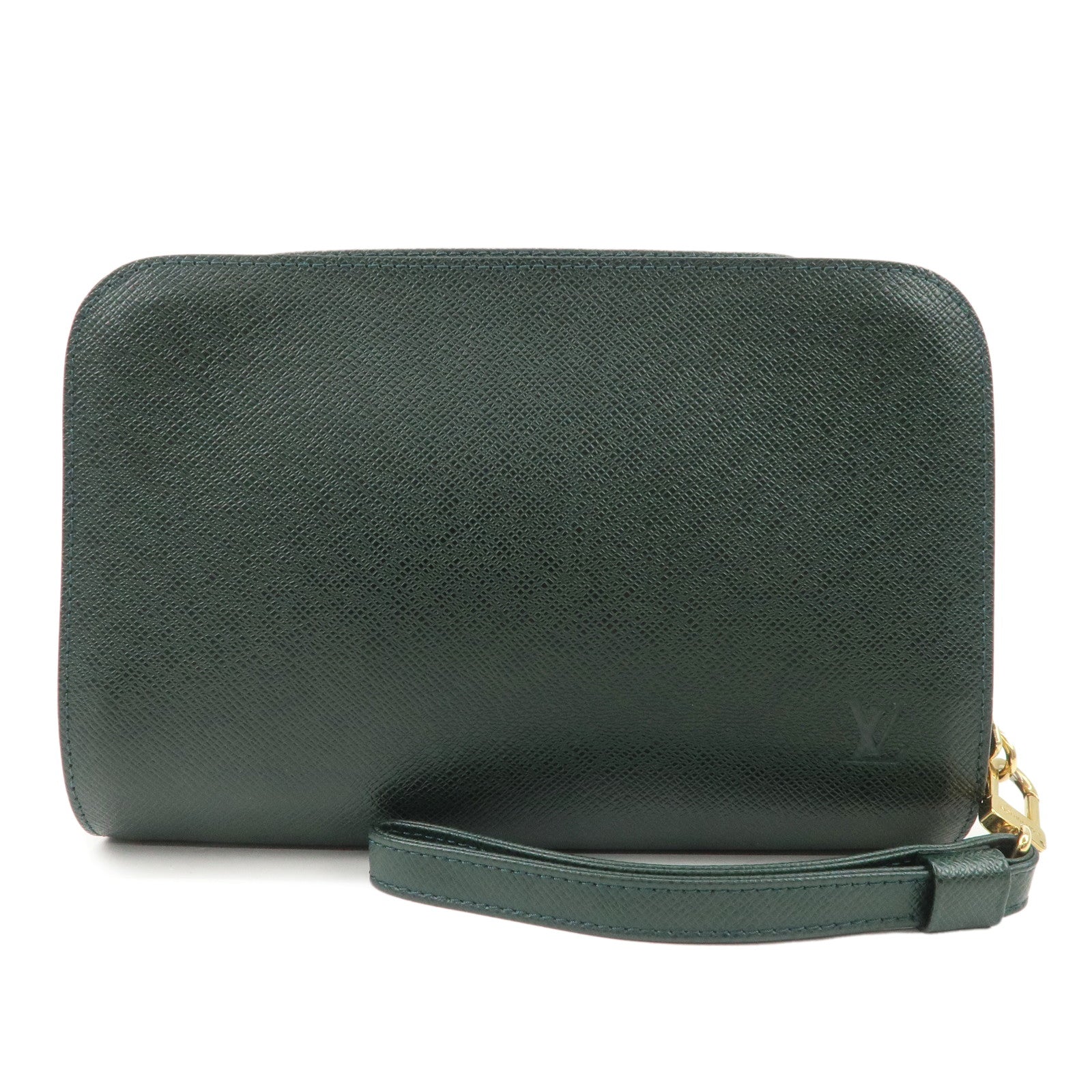 Louis Vuitton Taiga Baikal Clutch Bag Pouch Epicea M30184 Used