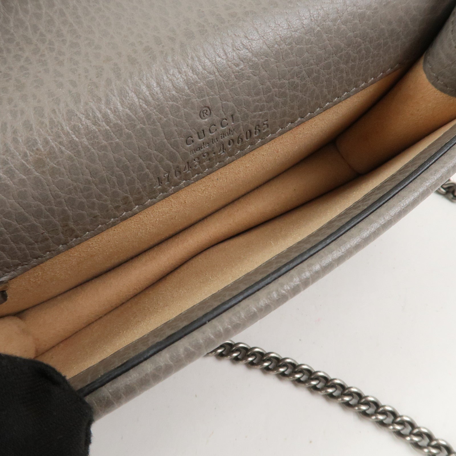 GUCCI Dionysus Super Mini Bag Leather Chain Shoulder Bag 476432