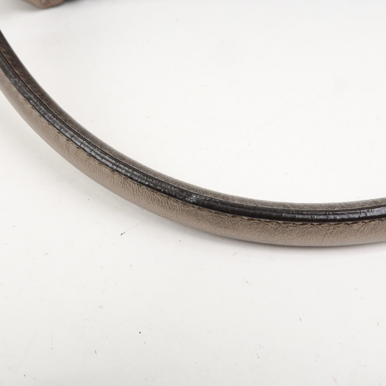 Ferragamo Vara Ribbon Leather Shoulder Bag Hand Bag Bronze