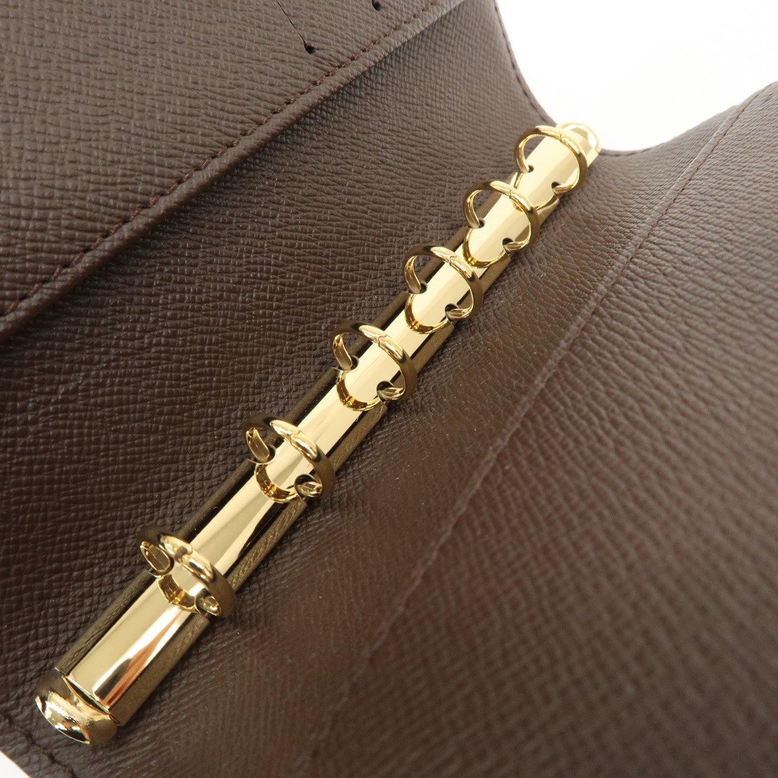 Louis Vuitton Damier Agenda PM Planner Cover Brown R20700