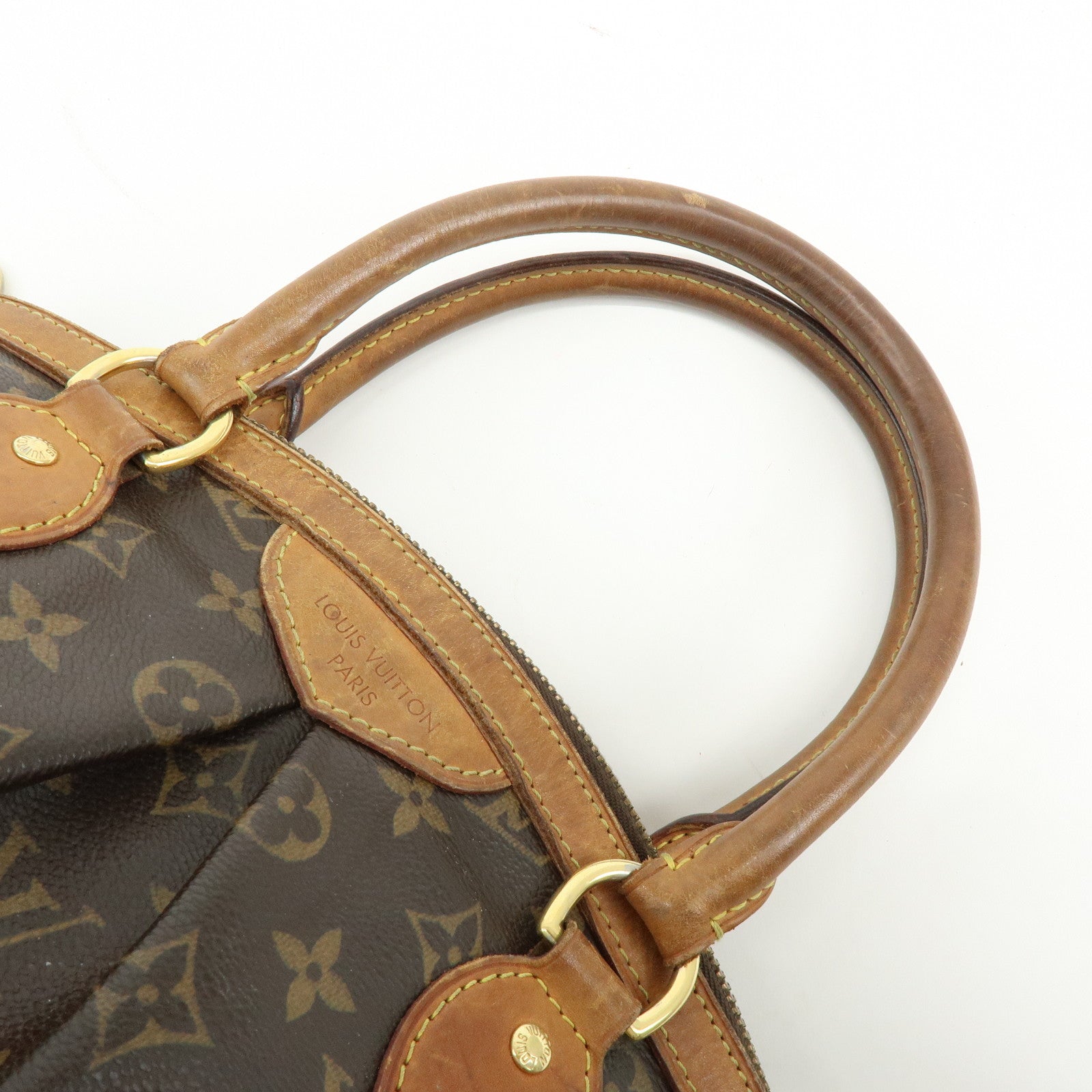 Louis Vuitton Monogram Tivoli PM Hand Bag Shoulder Bag Brown M40143