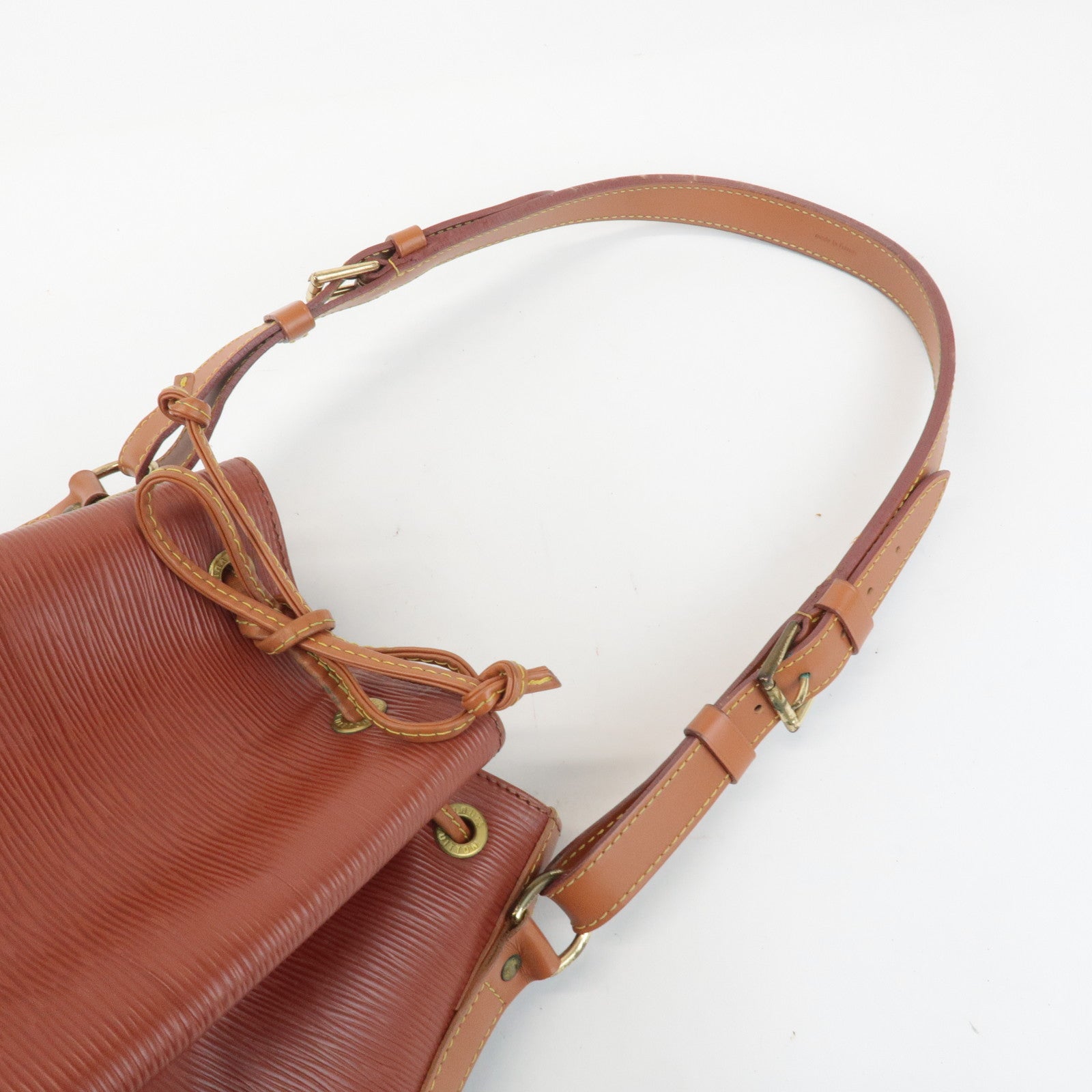 Louis Vuitton Epi Noe Bi-Color Shoulder Bag Kenya Brown M44028 Used