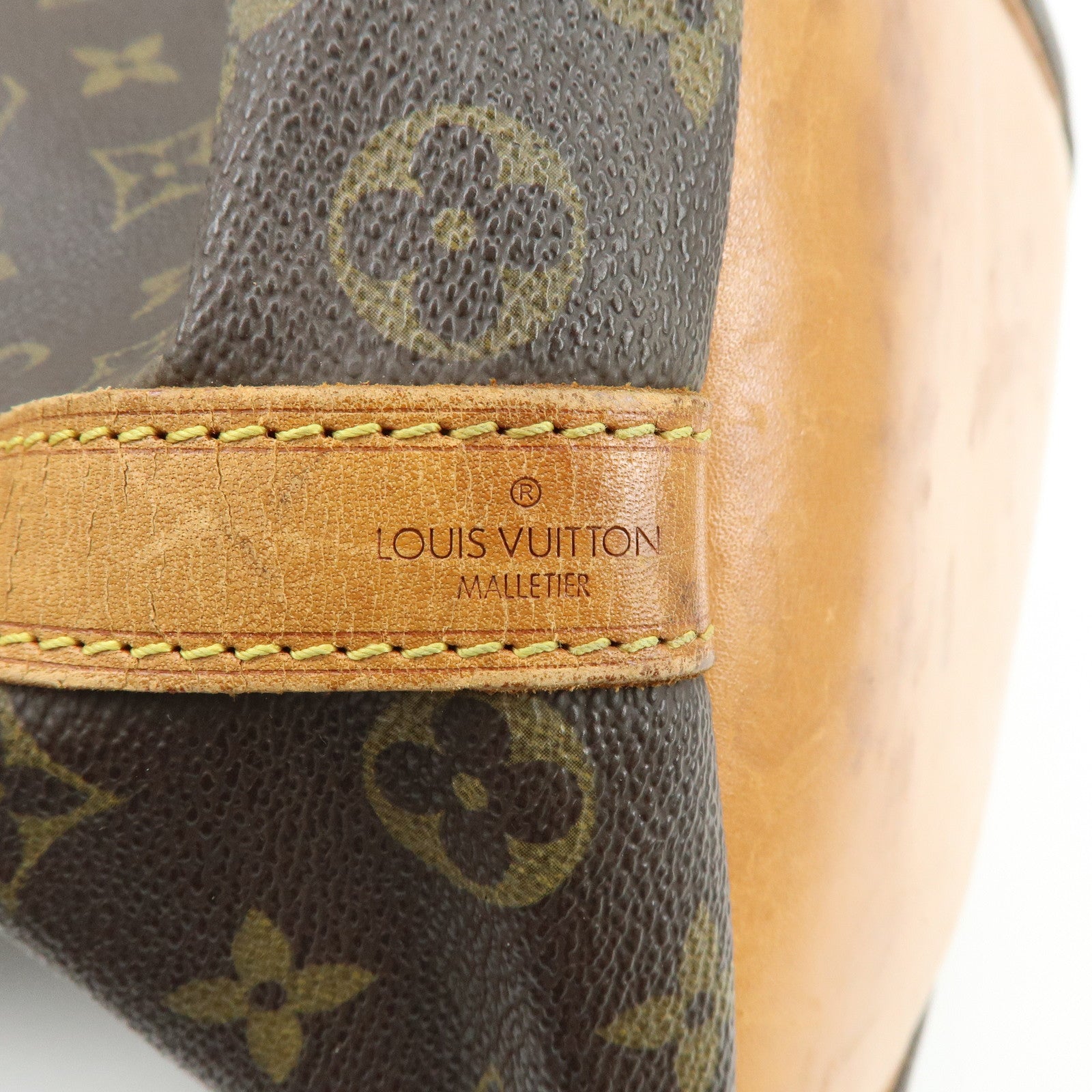 Louis Vuitton Monogram Petit Noe Shoulder Bag Brown M42226