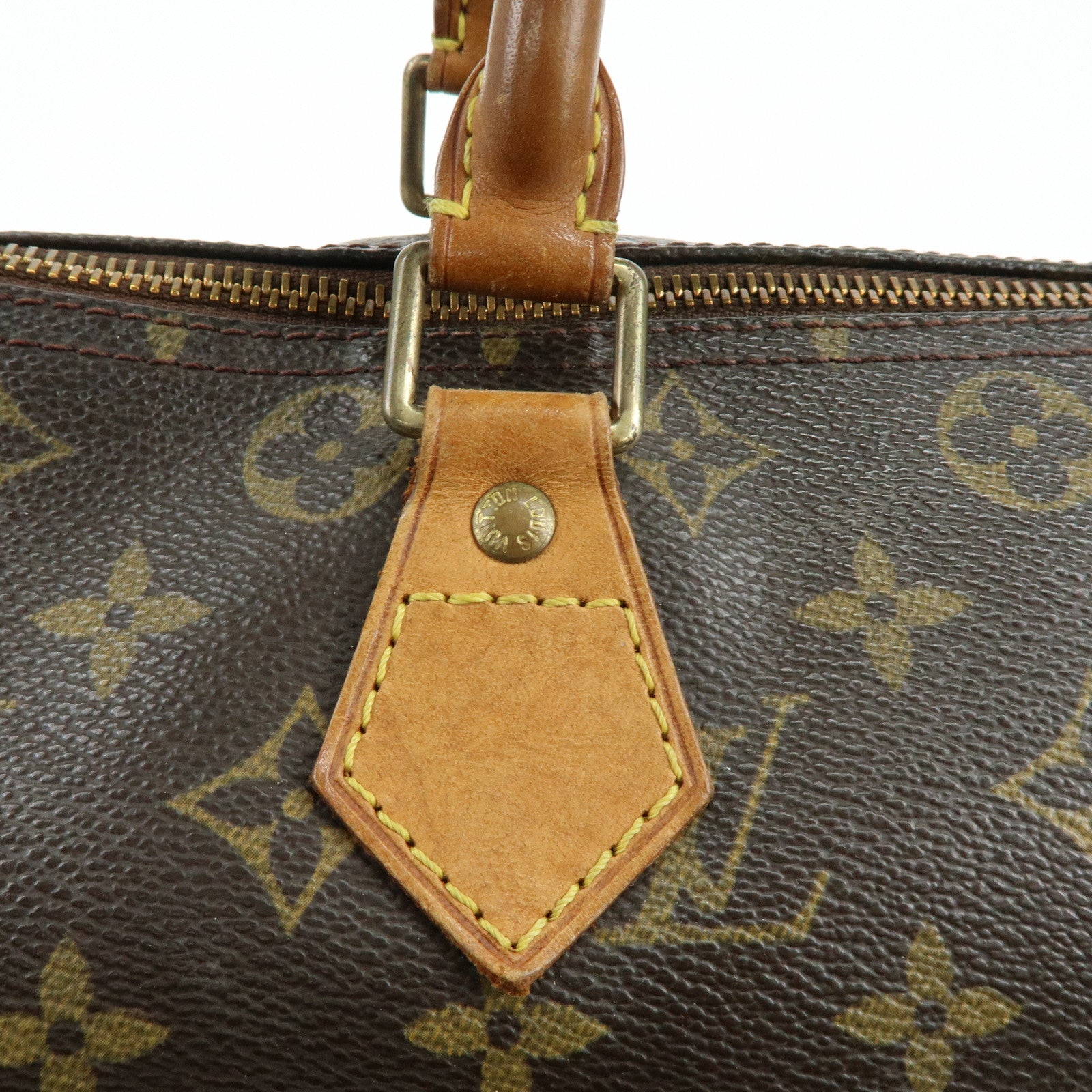 Louis Vuitton Monogram Speedy 30 Boston Bag Hand Bag Brown M41526
