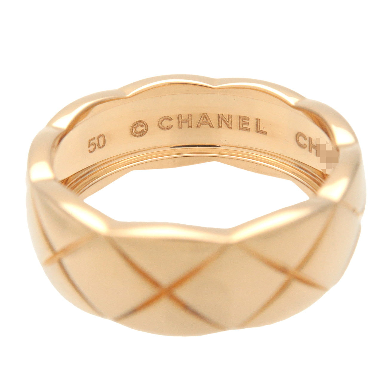CHANEL COCO Crush Ring Medium #50 K18YG 750YG Yellow Gold J10571
