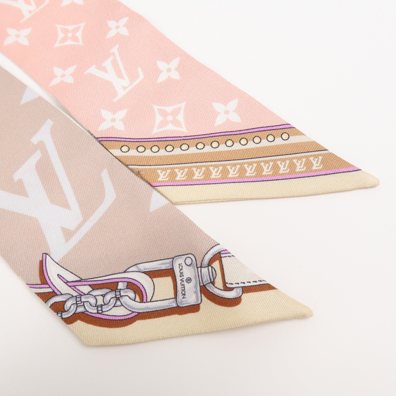 Louis Vuitton Monogram Bandeau BB Ultimate Silk 100% Scarf M78819