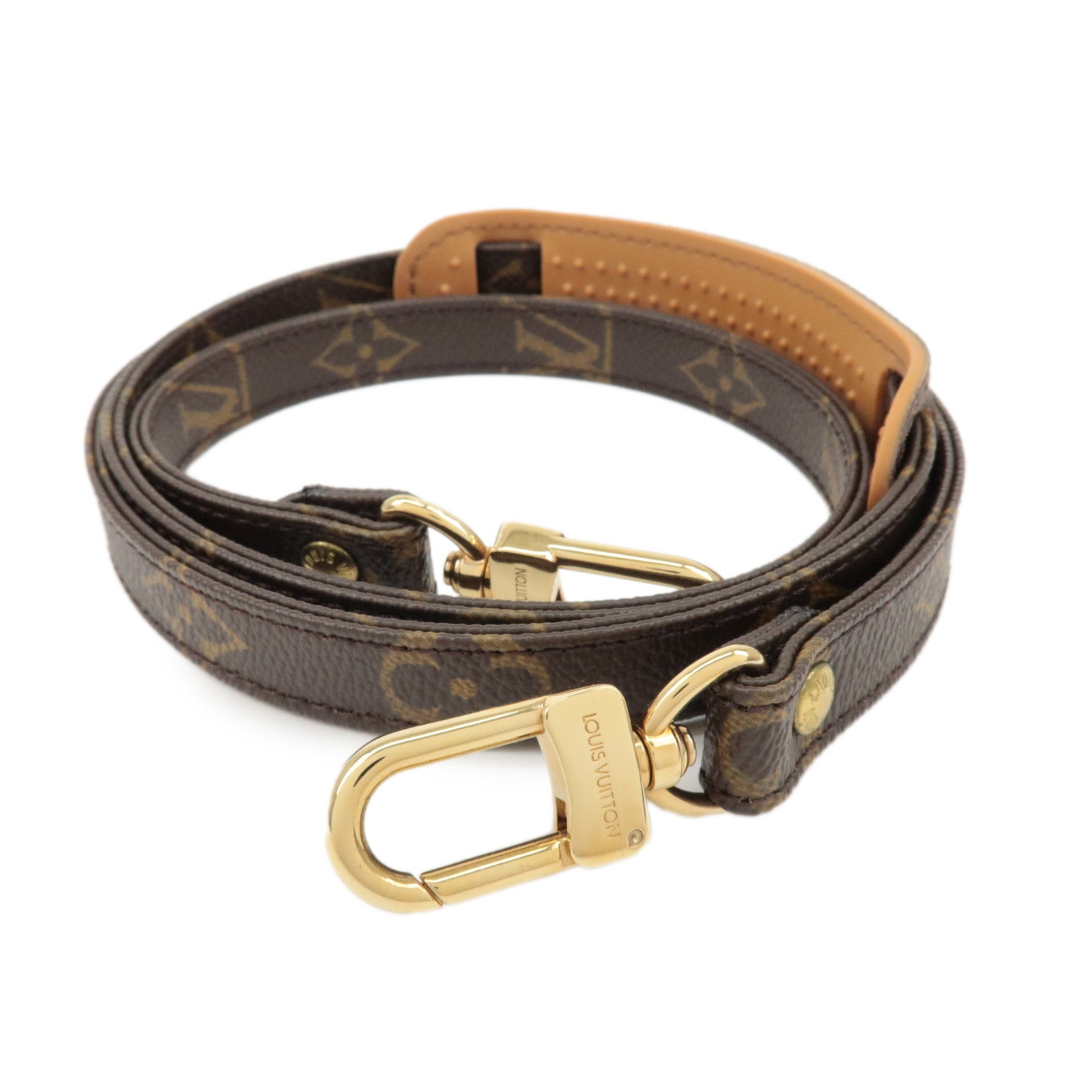 Louis Vuitton Monogram Canvas Shoulder Strap 120cm Brown J75010 Used