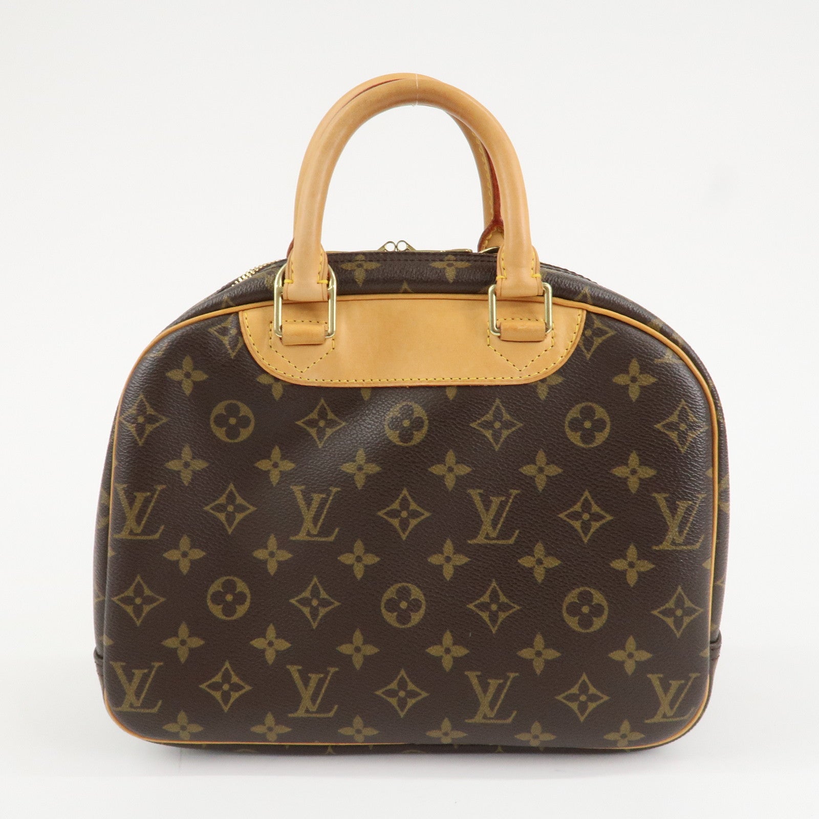 Louis Vuitton Monogram Trueville Hand Bag Brown M42228 Used