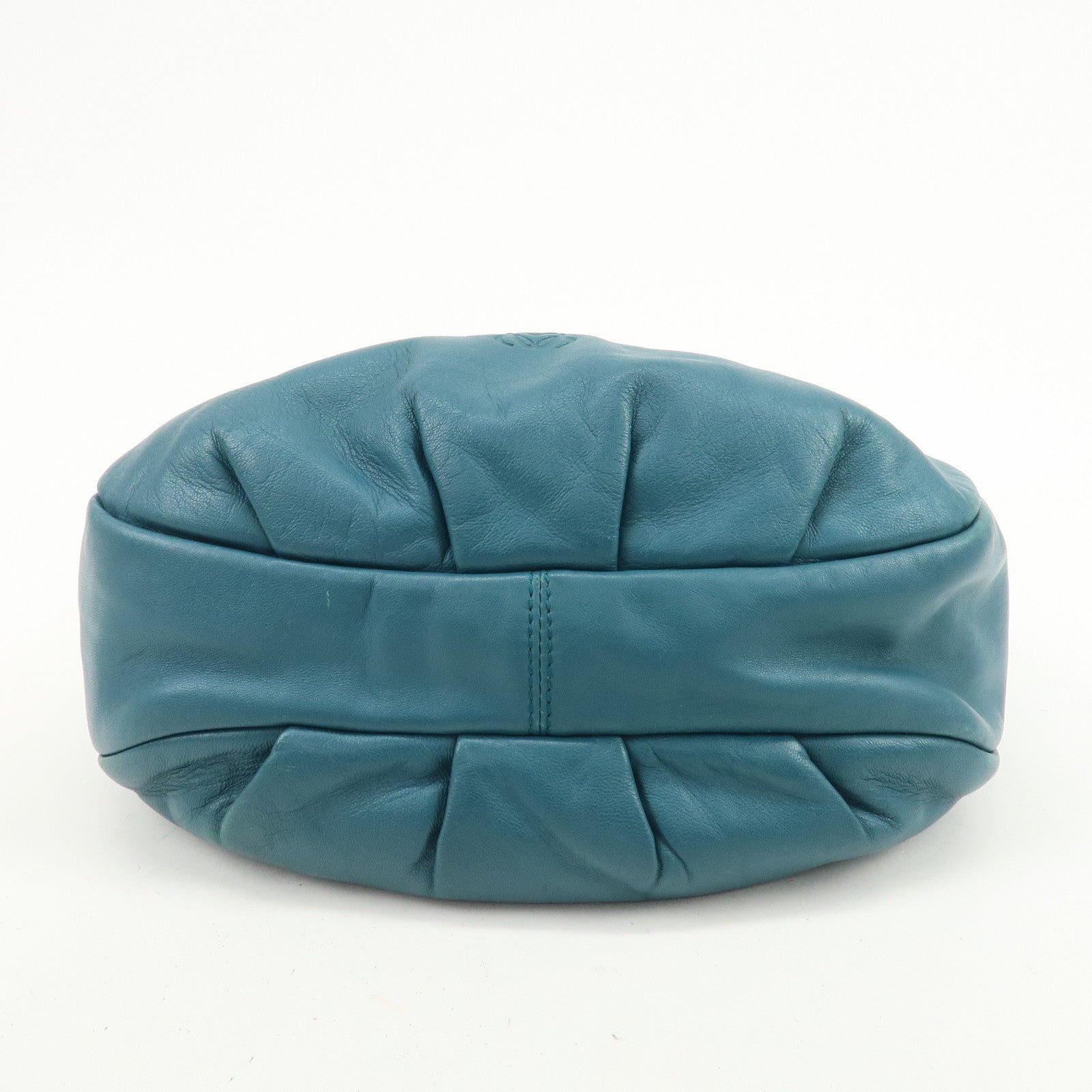 LOEWE Viento 30 Leather Shoulder Bag Hand Bag Blue