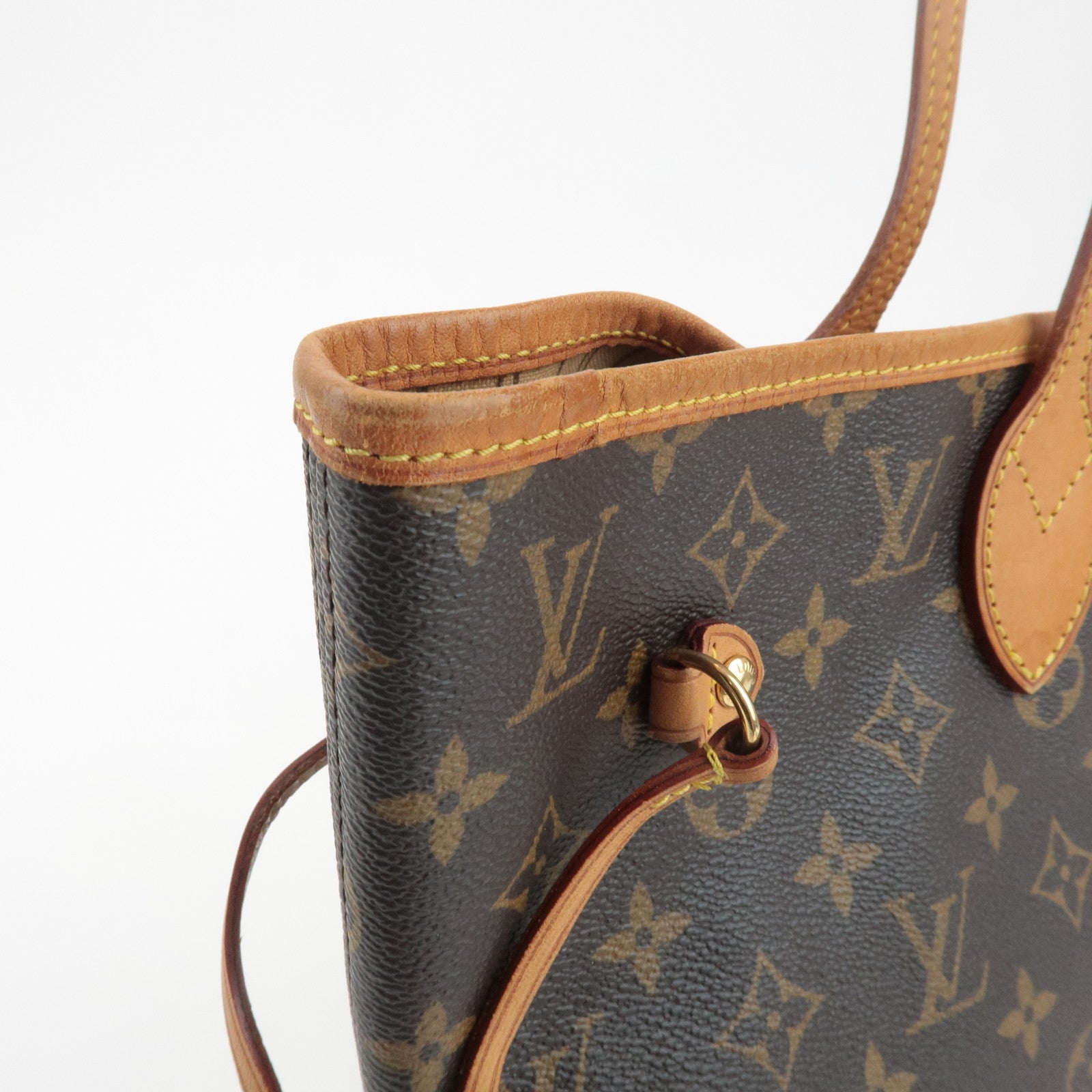 Louis Vuitton Monogram Neverfull MM Tote Bag Brown M40156