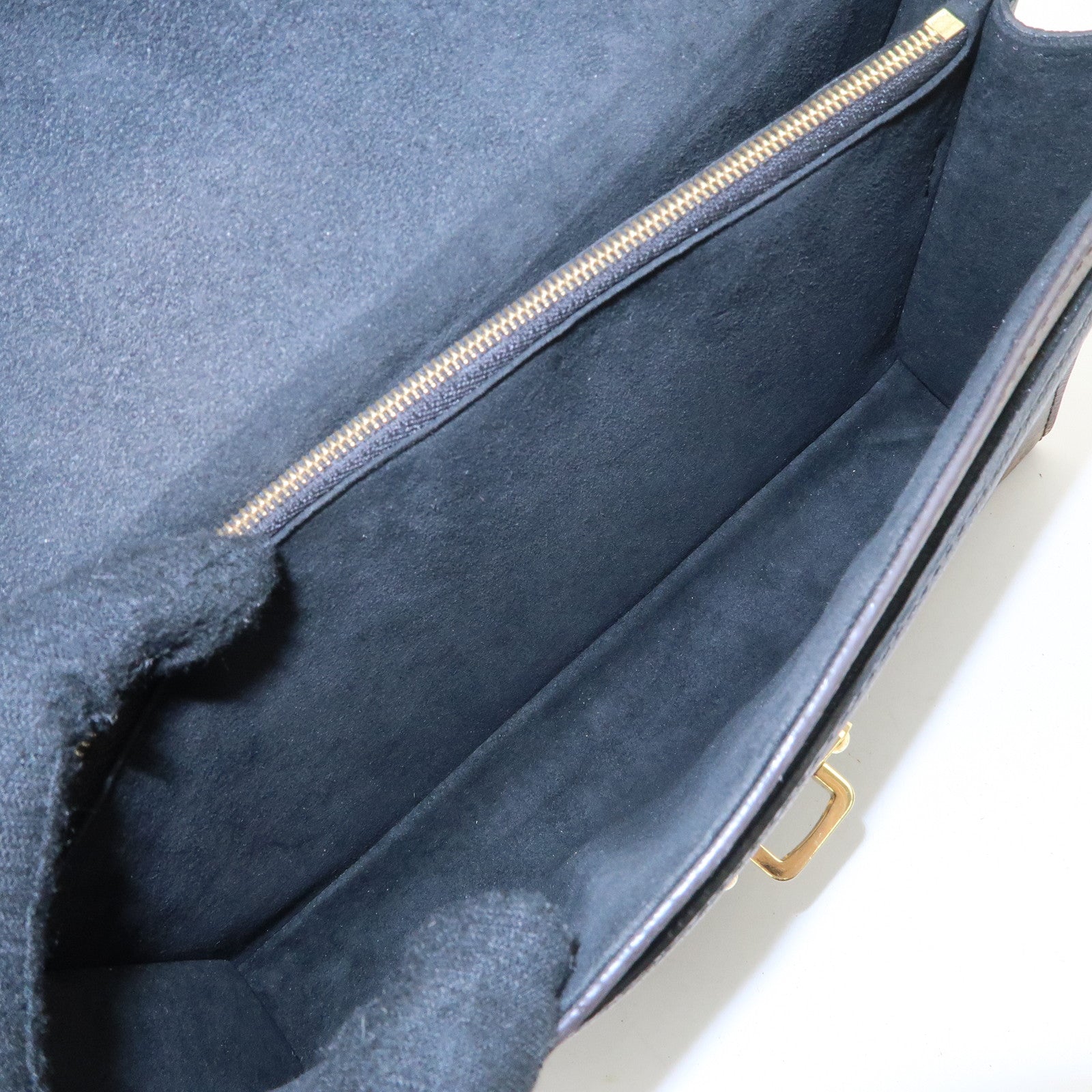 Louis Vuitton Monogram Victoire Chain Shoulder Bag Brown M41730 Used