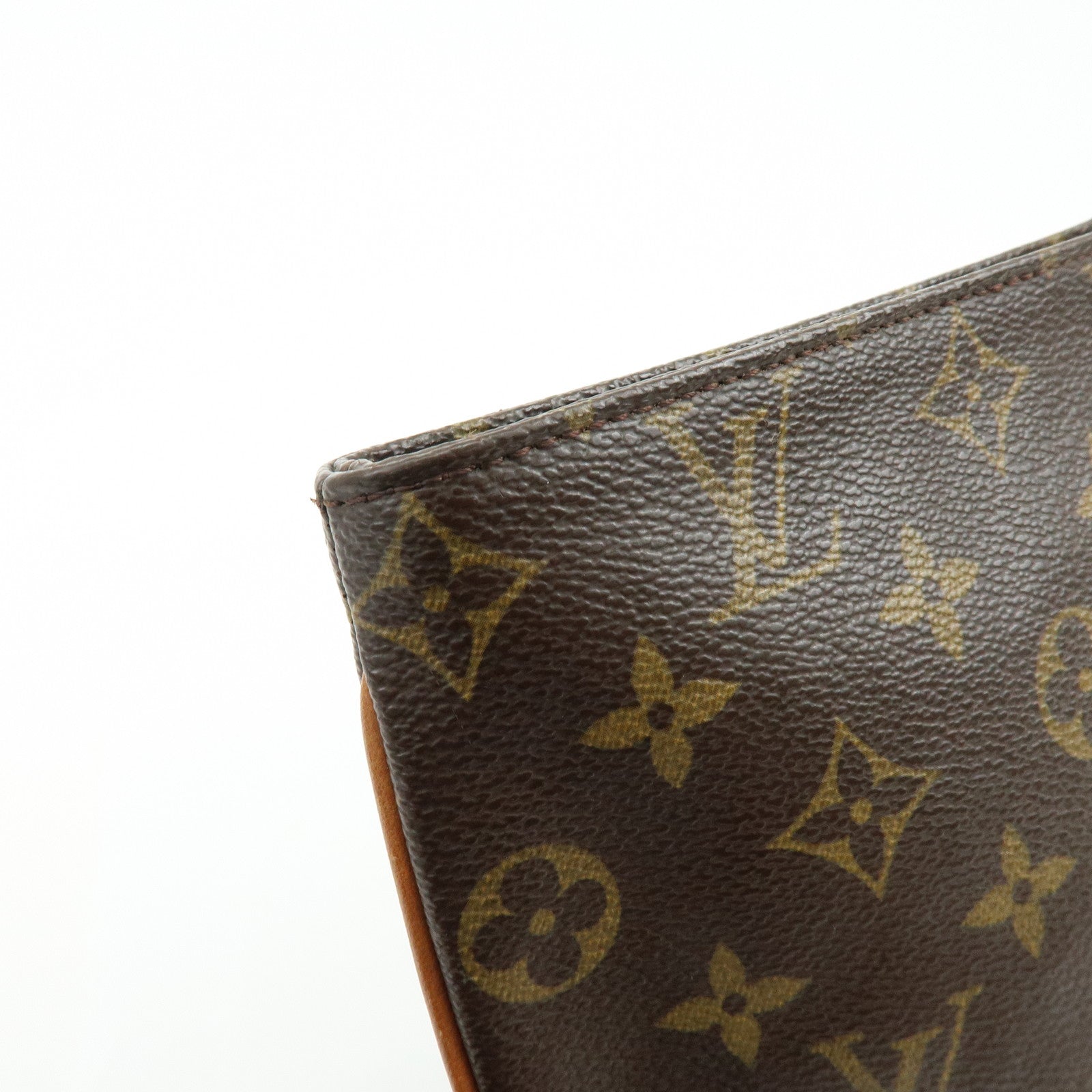 Louis Vuitton Monogram Partition Pouch Wristlet Bag Brown M51901