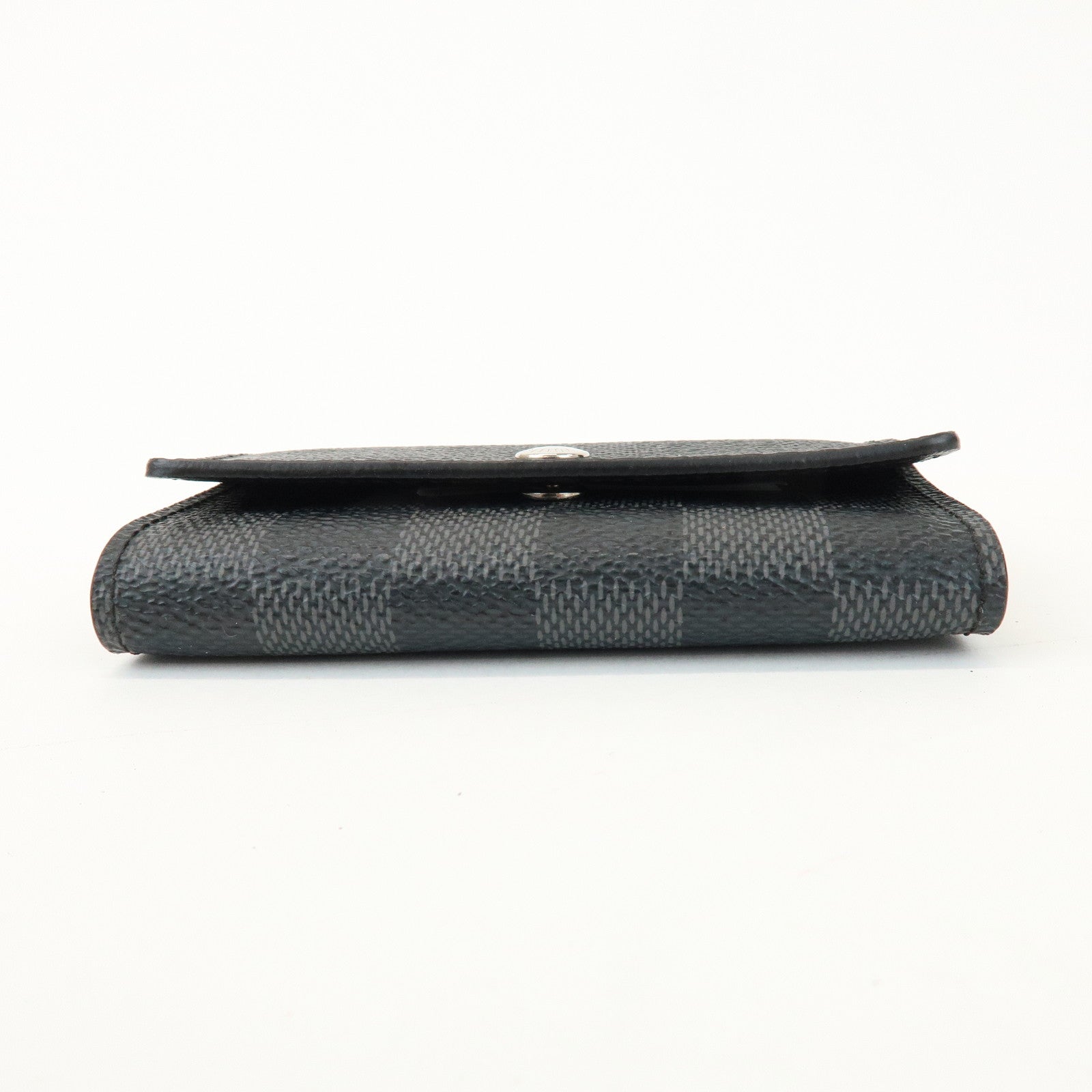 Louis Vuitton Damier Graphite Multicle 6 Key Case Gray Black N62662