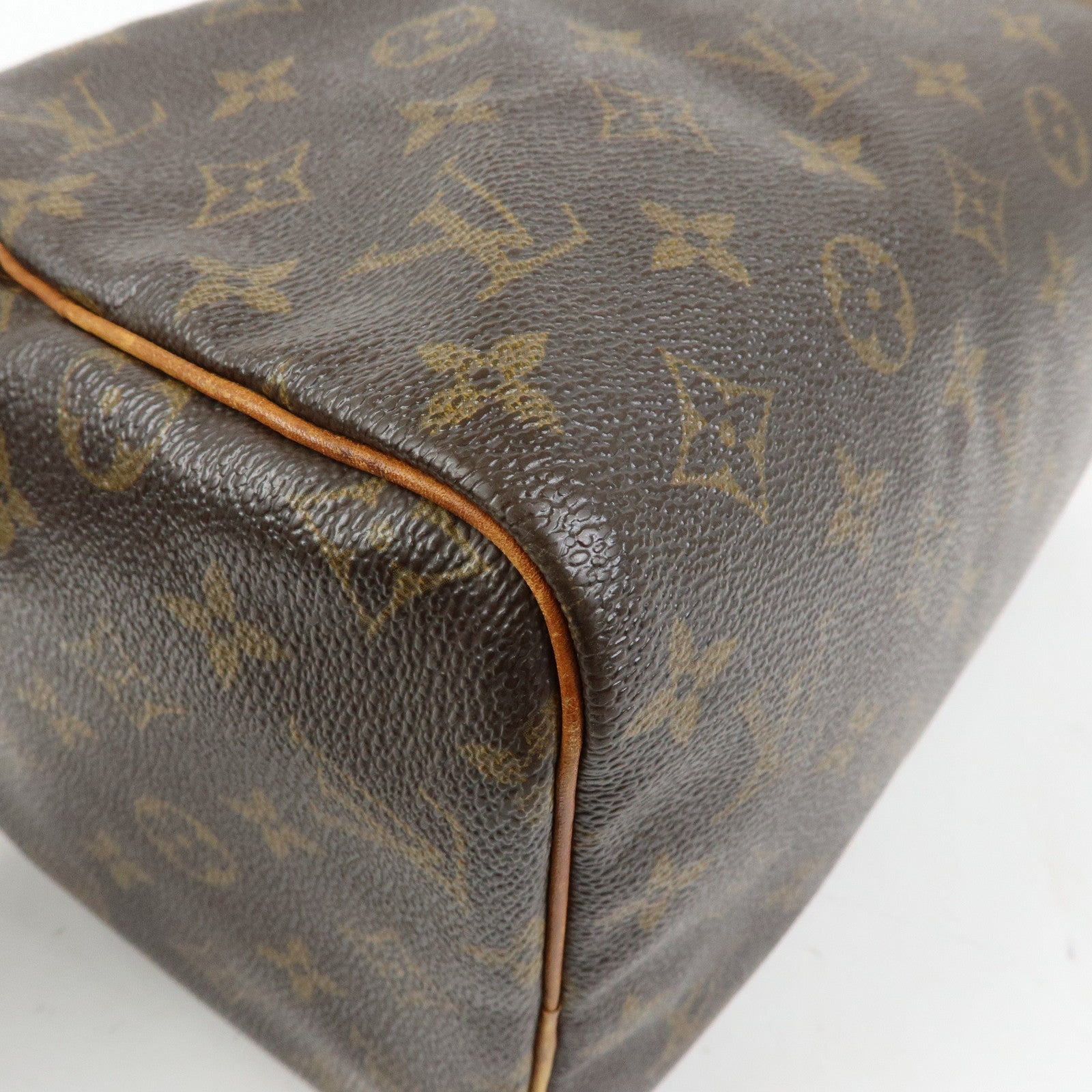 Louis Vuitton Monogram Speedy 30 Boston Bag Hand Bag Brown M41526