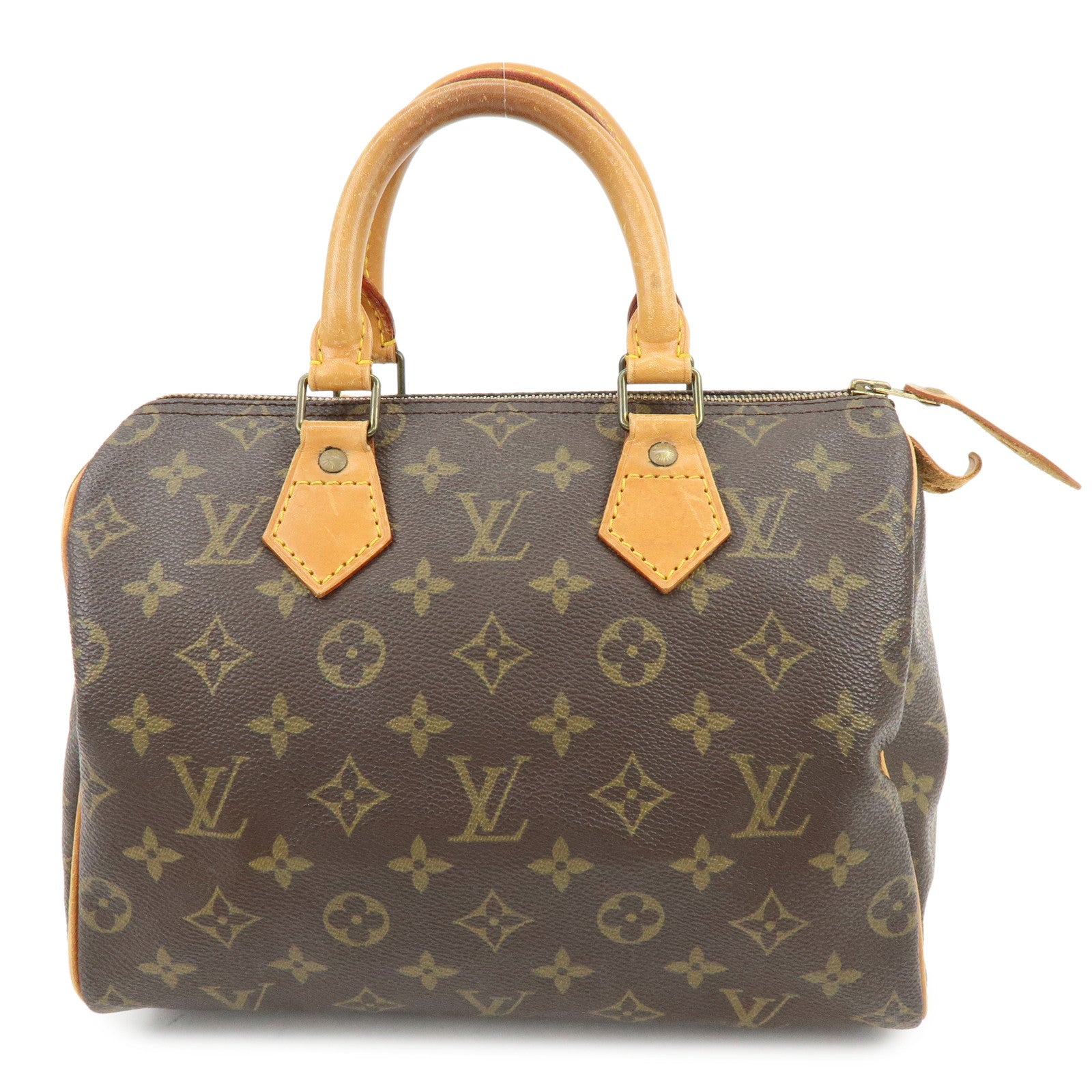 Louis Vuitton Monogram Speedy 25 Boston Bag Hand Bag Brown M41528