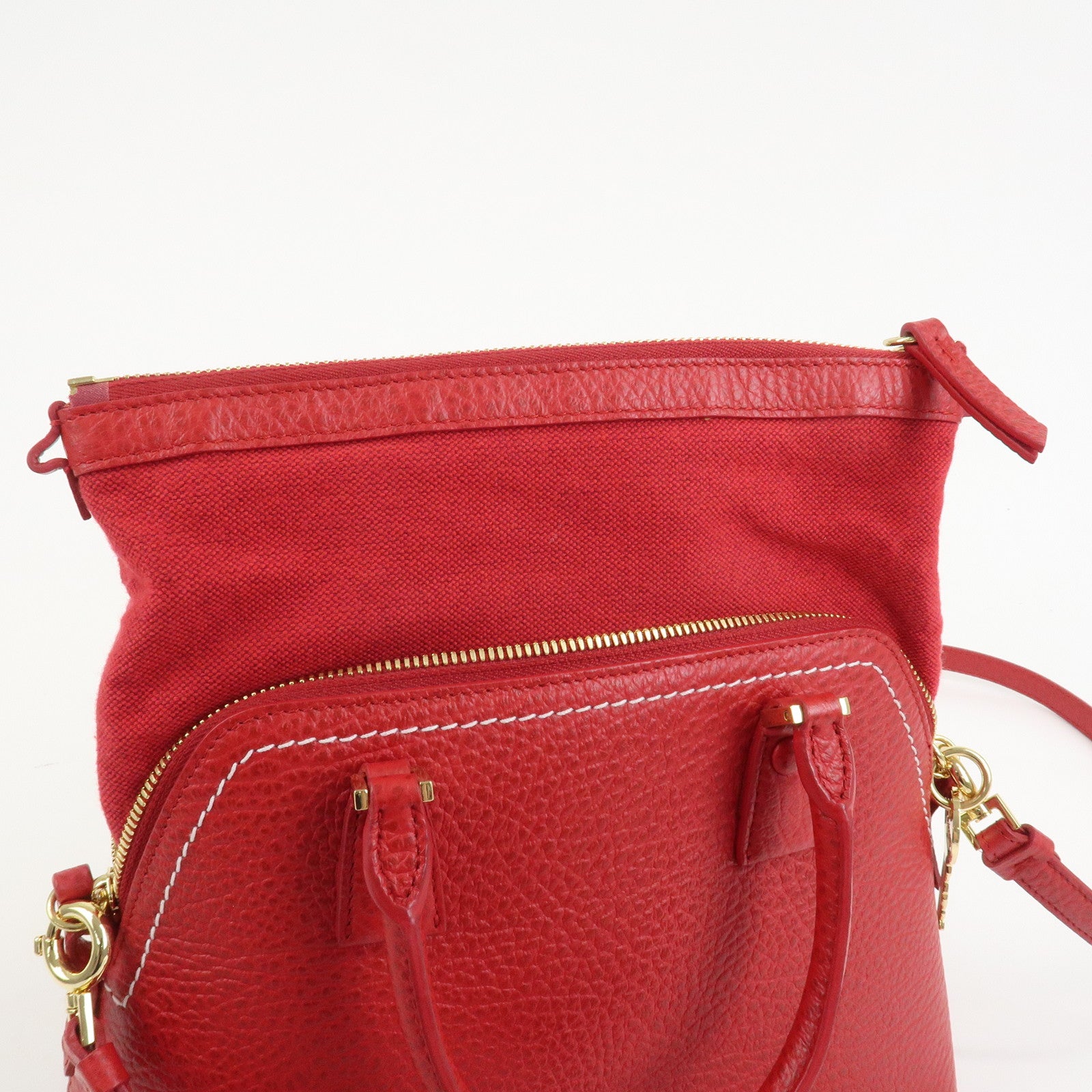 Maison Margiela 5AC Grained Calf Leather 2 Way Red S56WG0082