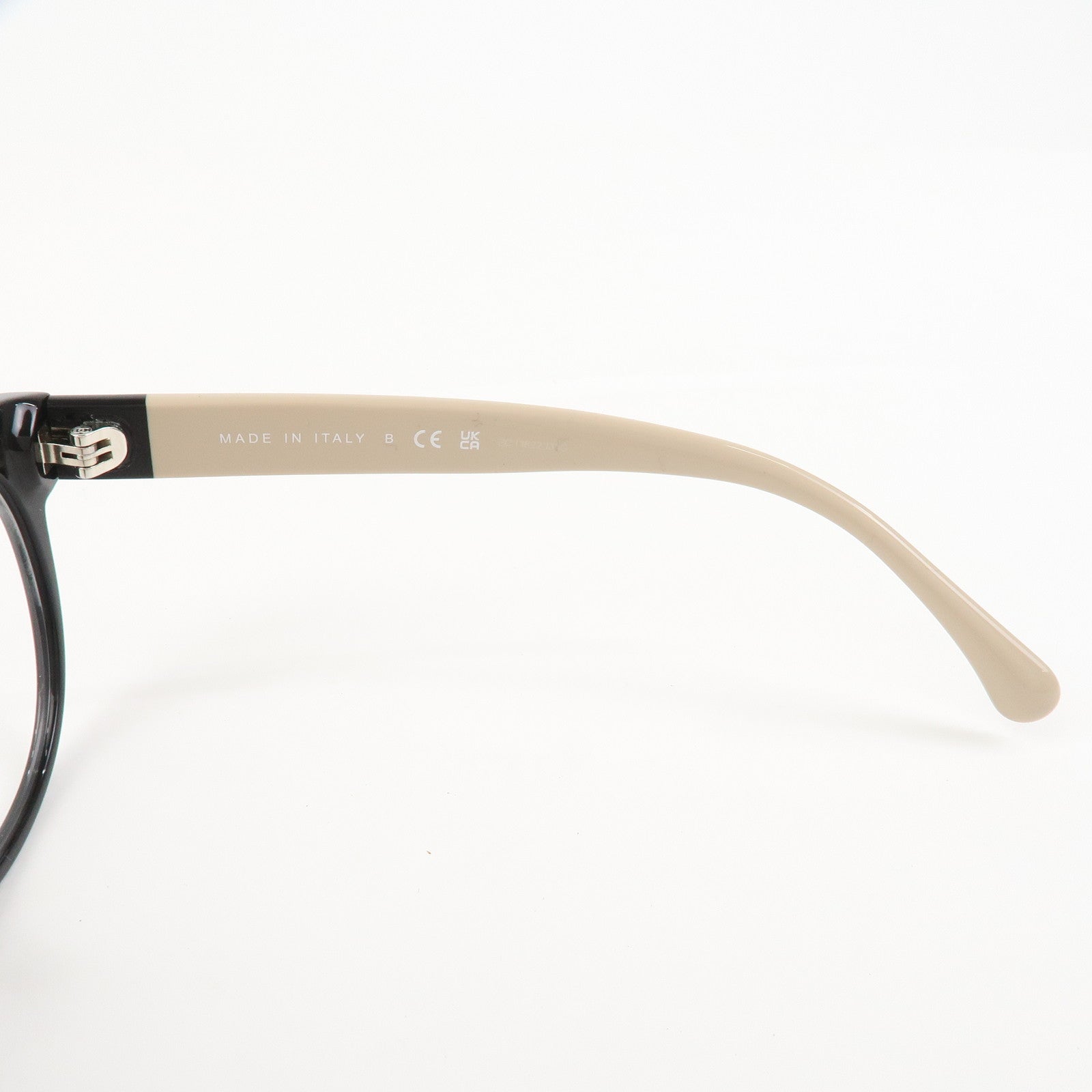 CHANEL Plastic Sunglasses Black Beige 3471-A c.534 51□17 140 S