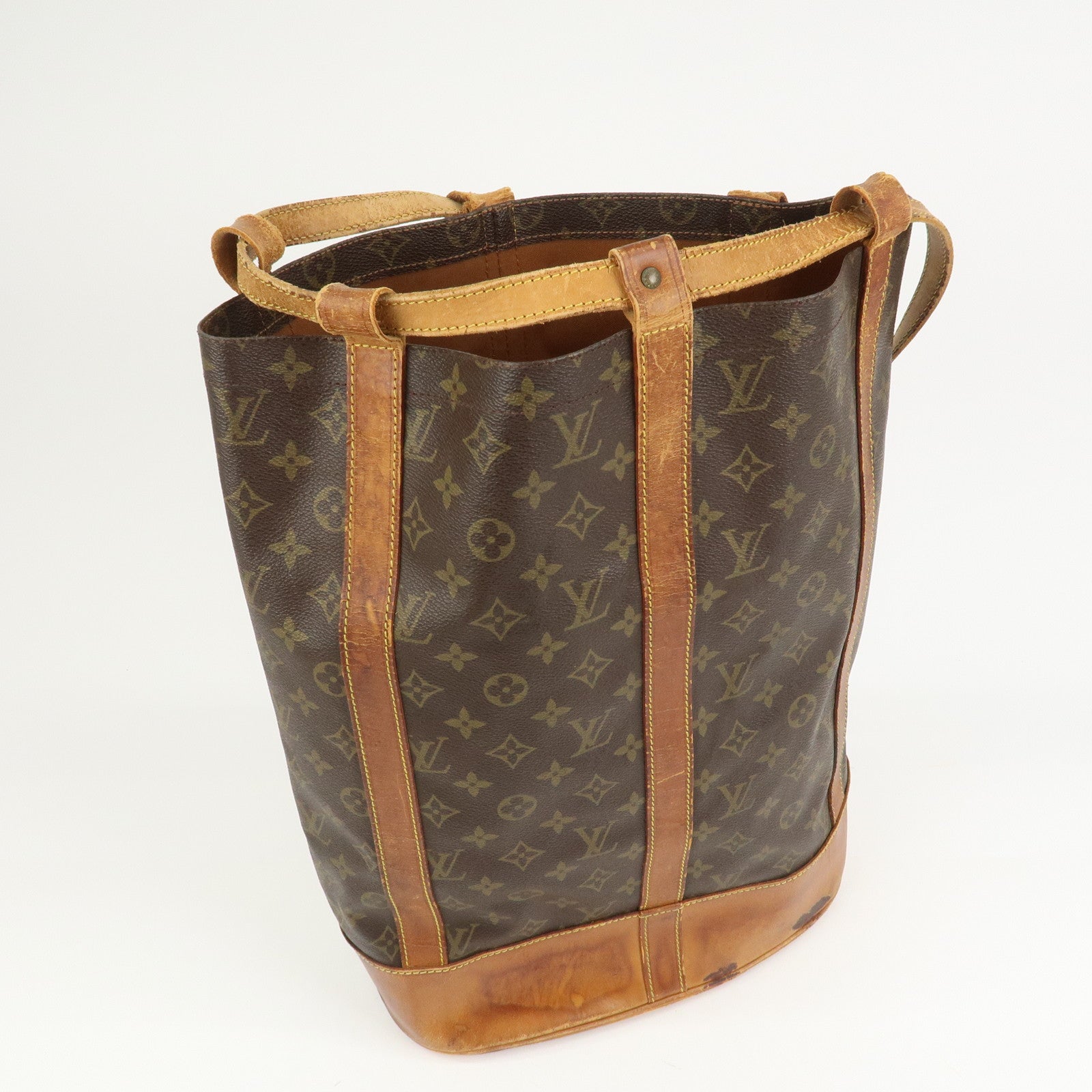 Louis Vuitton Monogram Randonnee GM Shoulder Bag Brown M42244