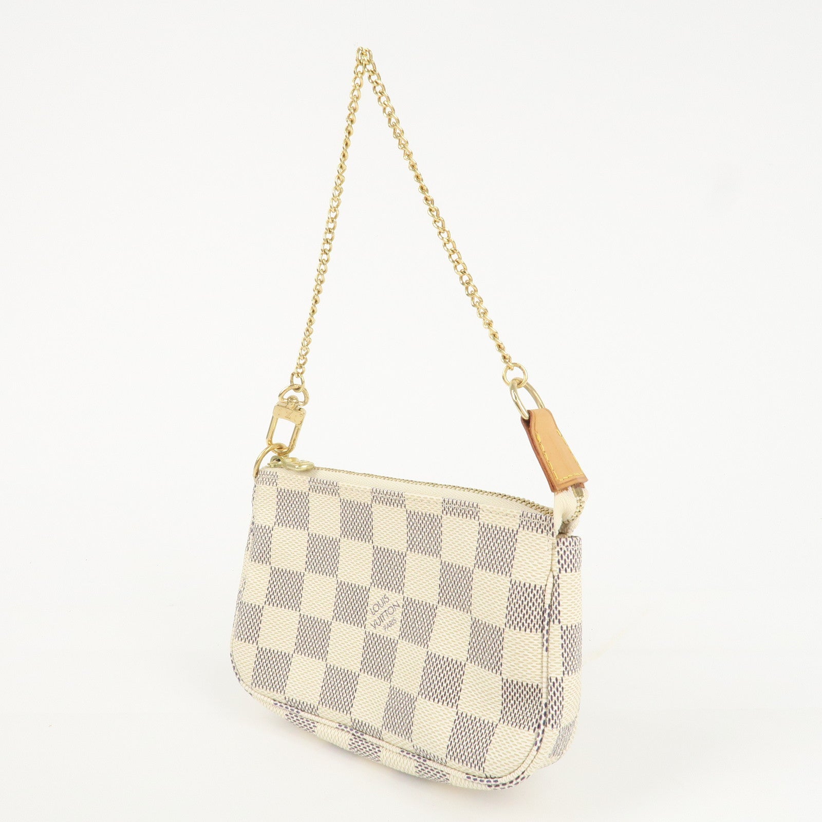 Louis Vuitton Damier Azur Mini Pochette Accessoires Pouch N58010 Used