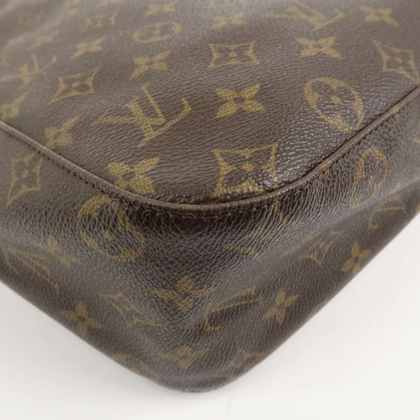 Louis Vuitton Monogram Looping GM Shoulder Bag Brown M51145