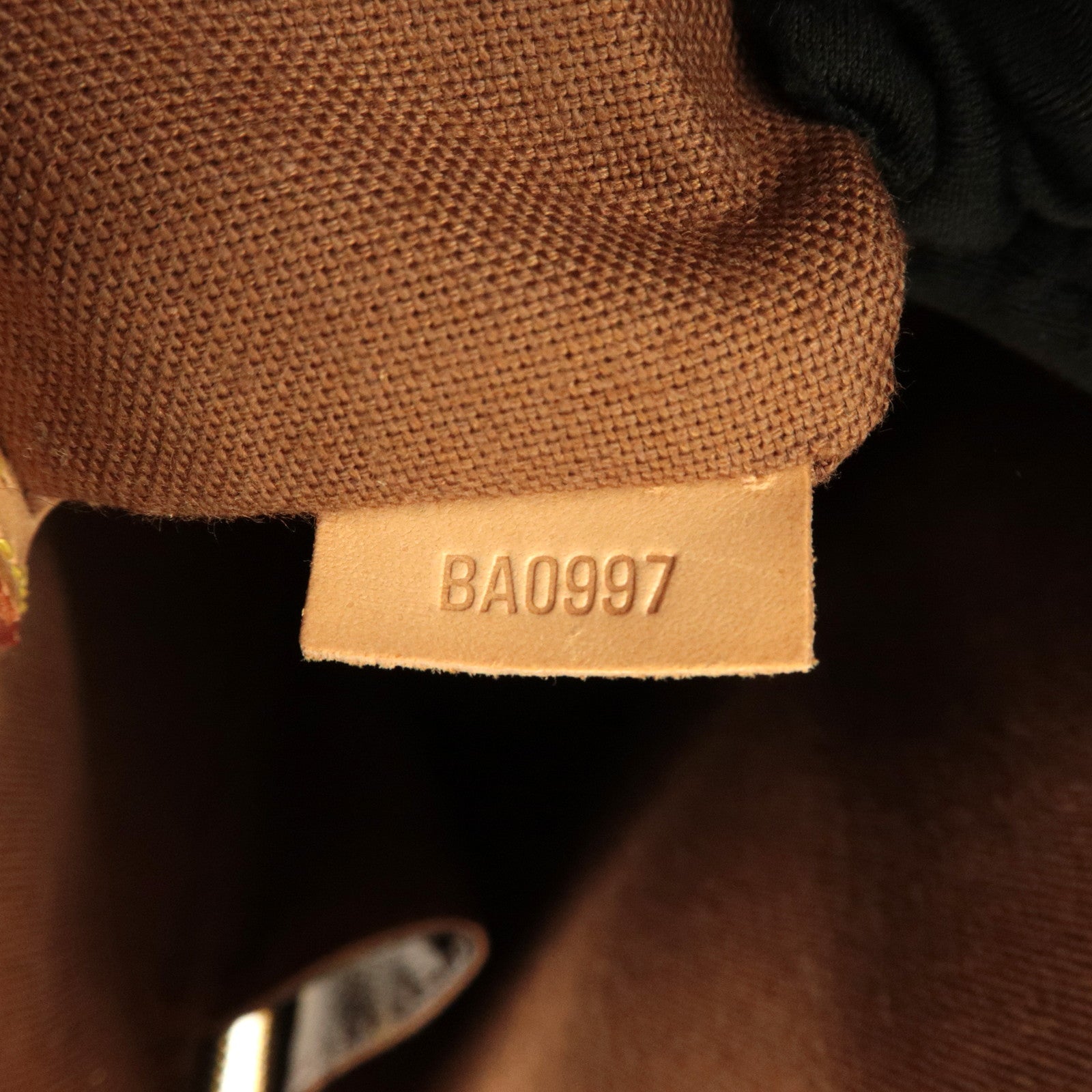 Louis Vuitton Monogram Alma Hand Bag Brown M51130 Used